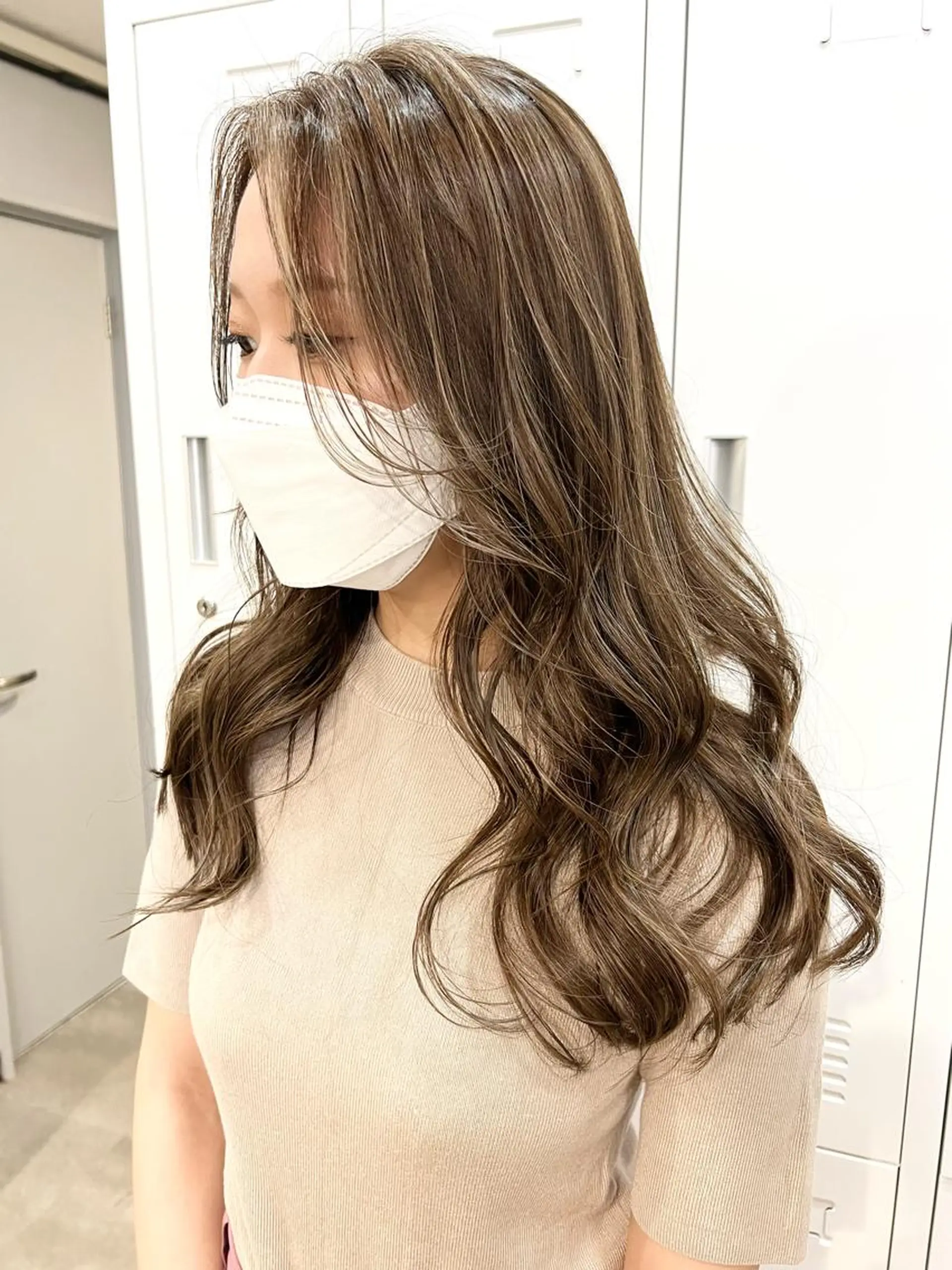 セミロング ヘアカラー トリートメント Bear(ベア)所属・KYOKO 【Bear】のヘアスタイル