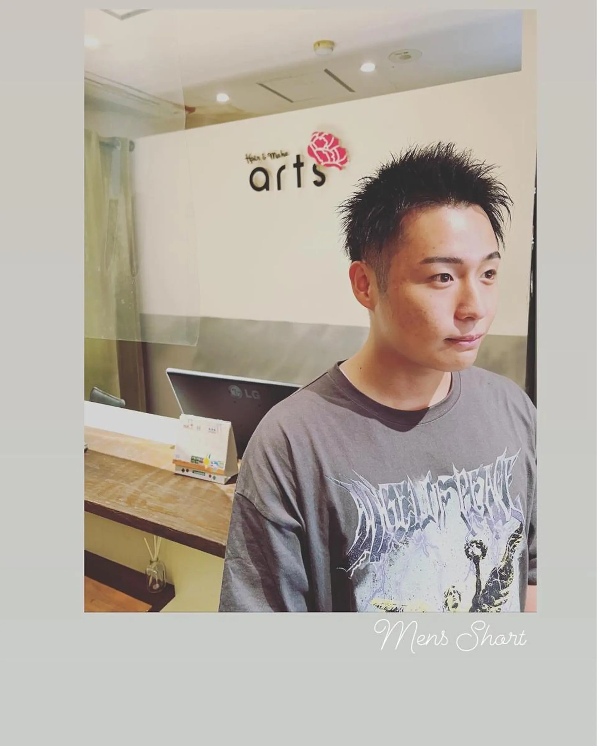 ショート メンズ メンズベリーショート ベリーショート ショートヘア ハイライト/インナー /ブリーチ/レイヤーのヘアスタイル