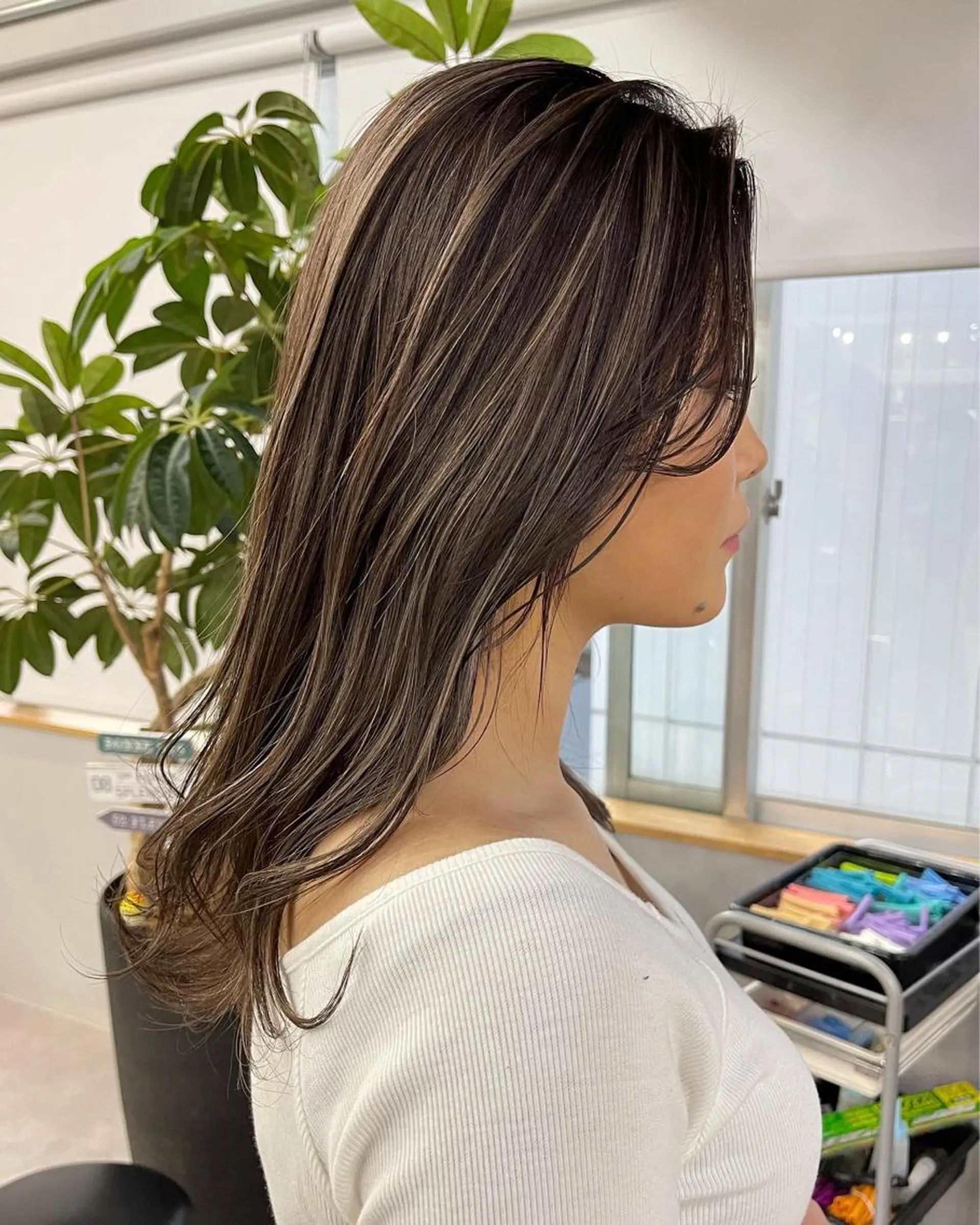 ロング カラー カット ヘアカラー トリートメント Reb_keiji 👑小倉圭司のヘアスタイル