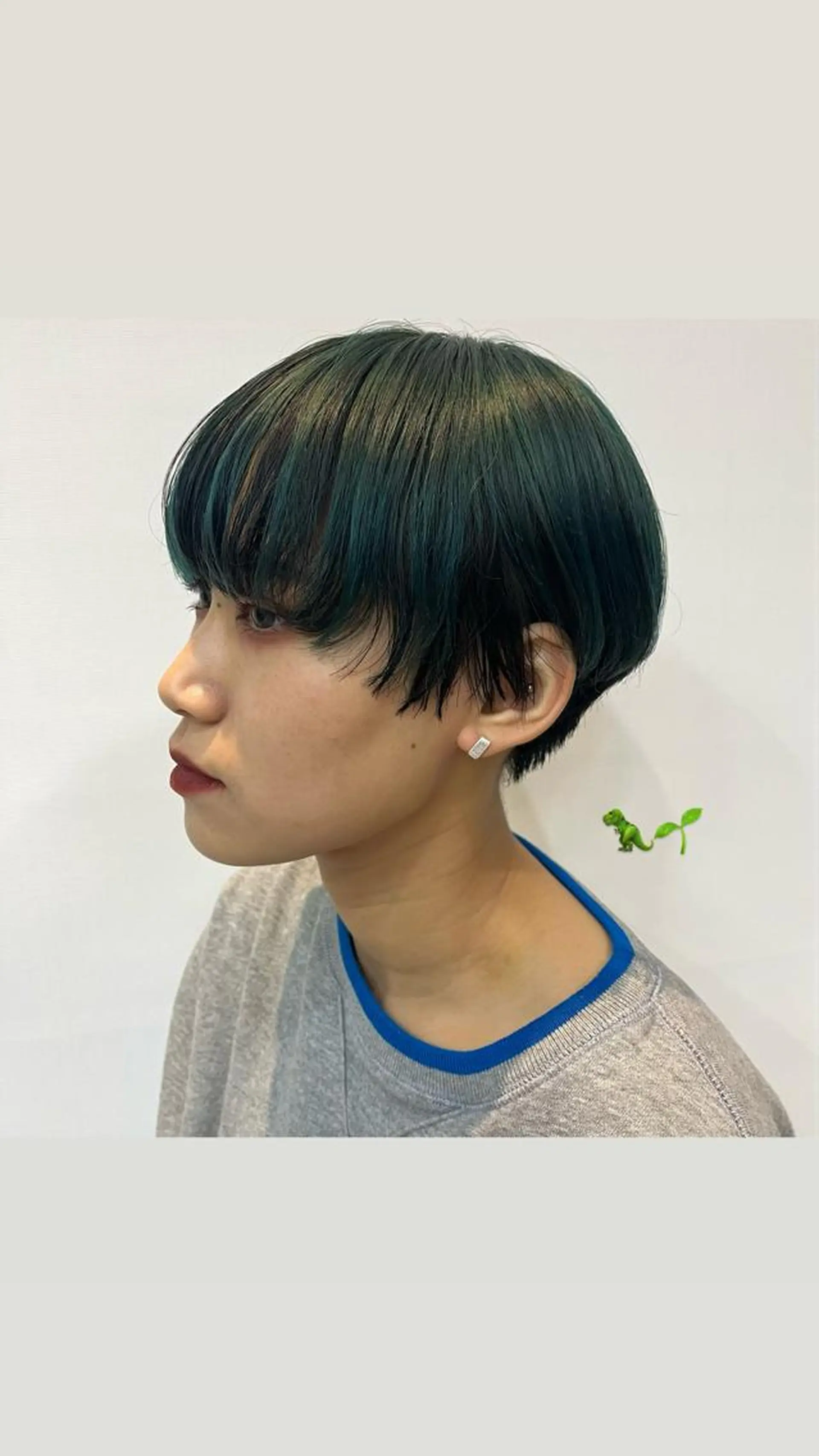 ショート カラー ボブハイトーン🦖 デザインMAMIのヘアスタイル