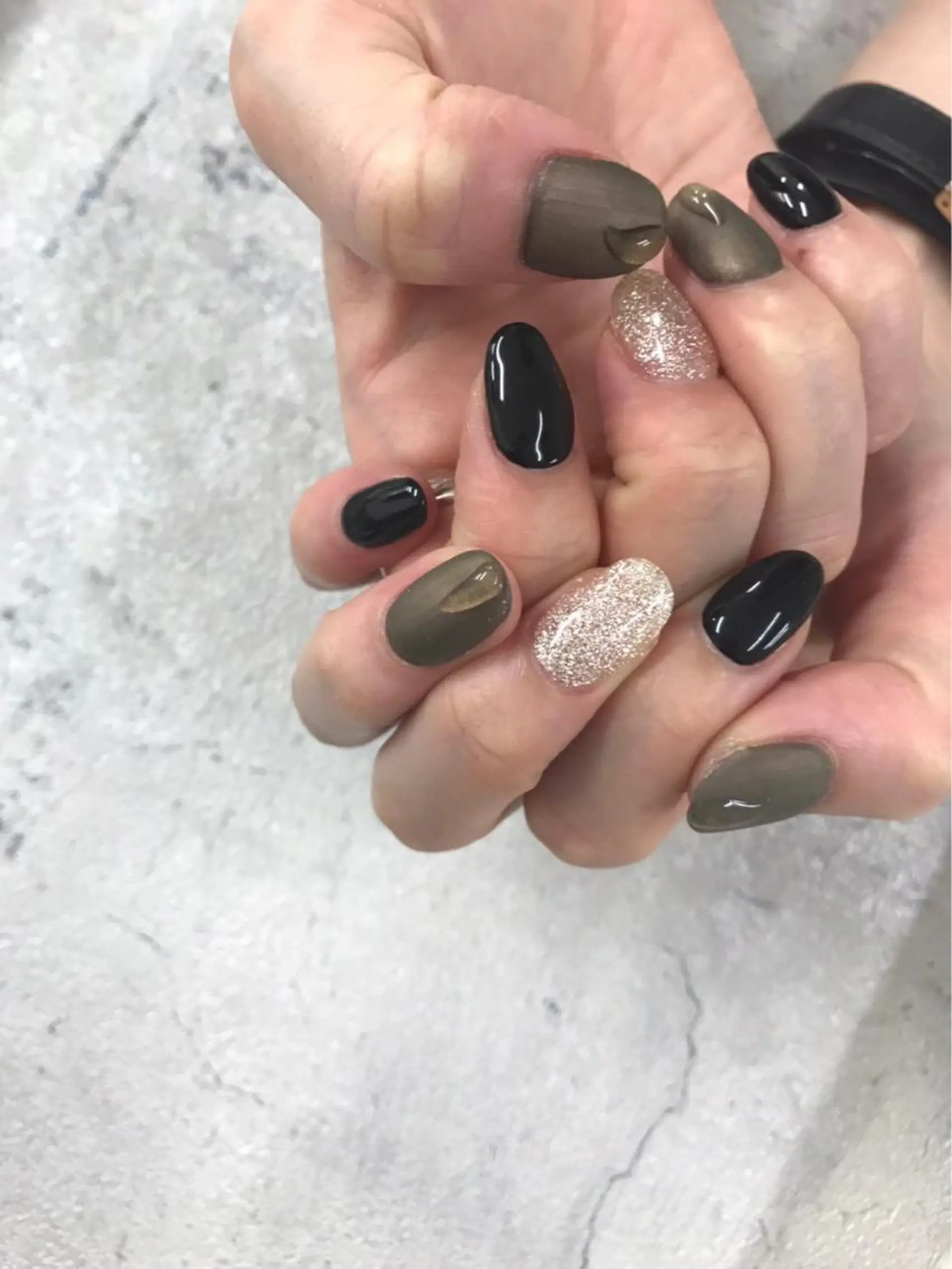 ネイル ニュアンスネイル Y Harunaのネイルデザイン