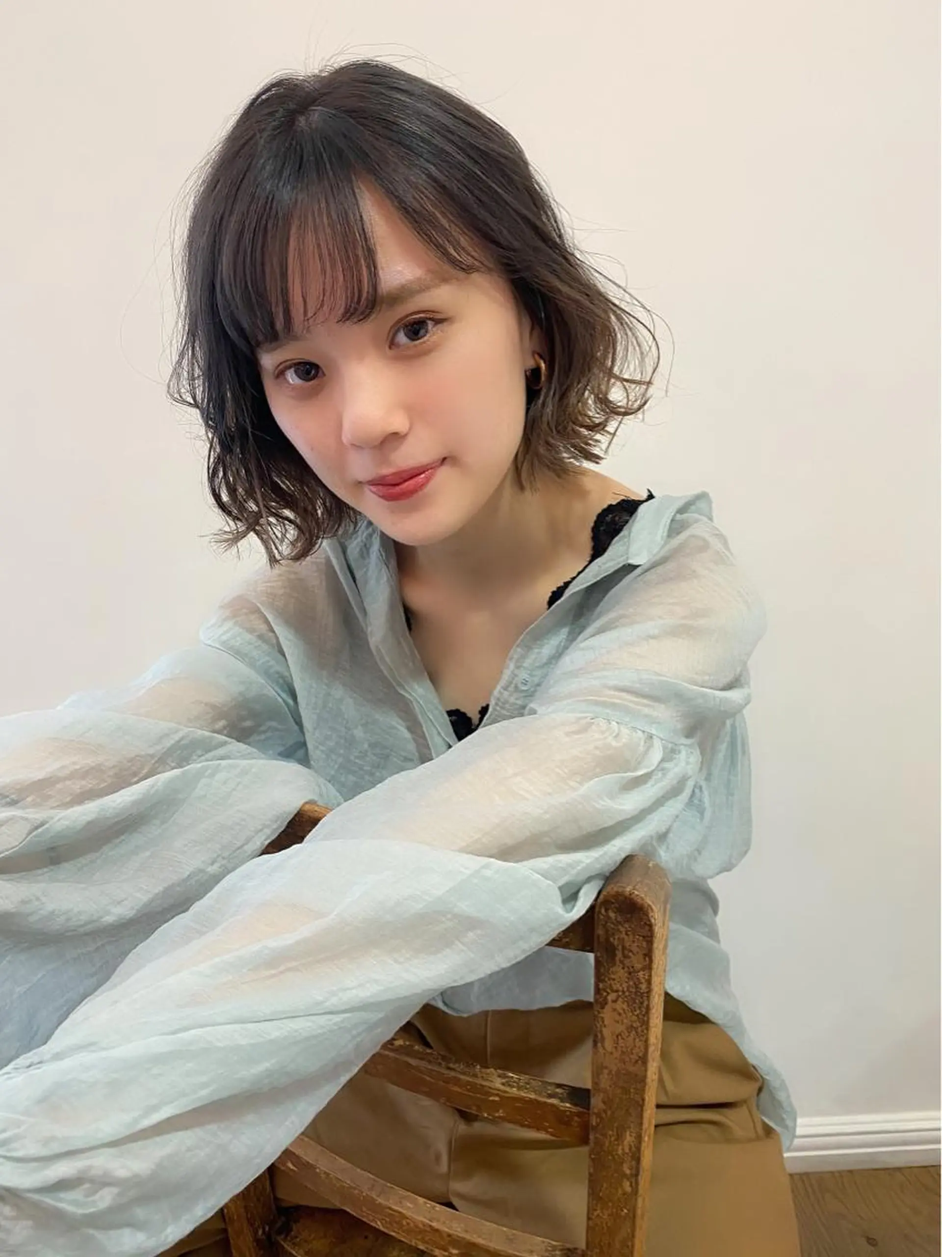 ショート カット ヘアカラー ヘッドスパ 三好 美里のヘアスタイル