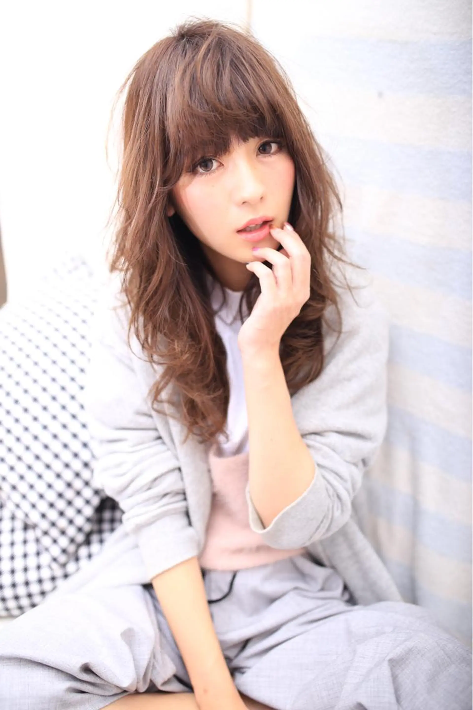 ミディアム セミロング ロング 緑地公園美容室 neohairのヘアスタイル