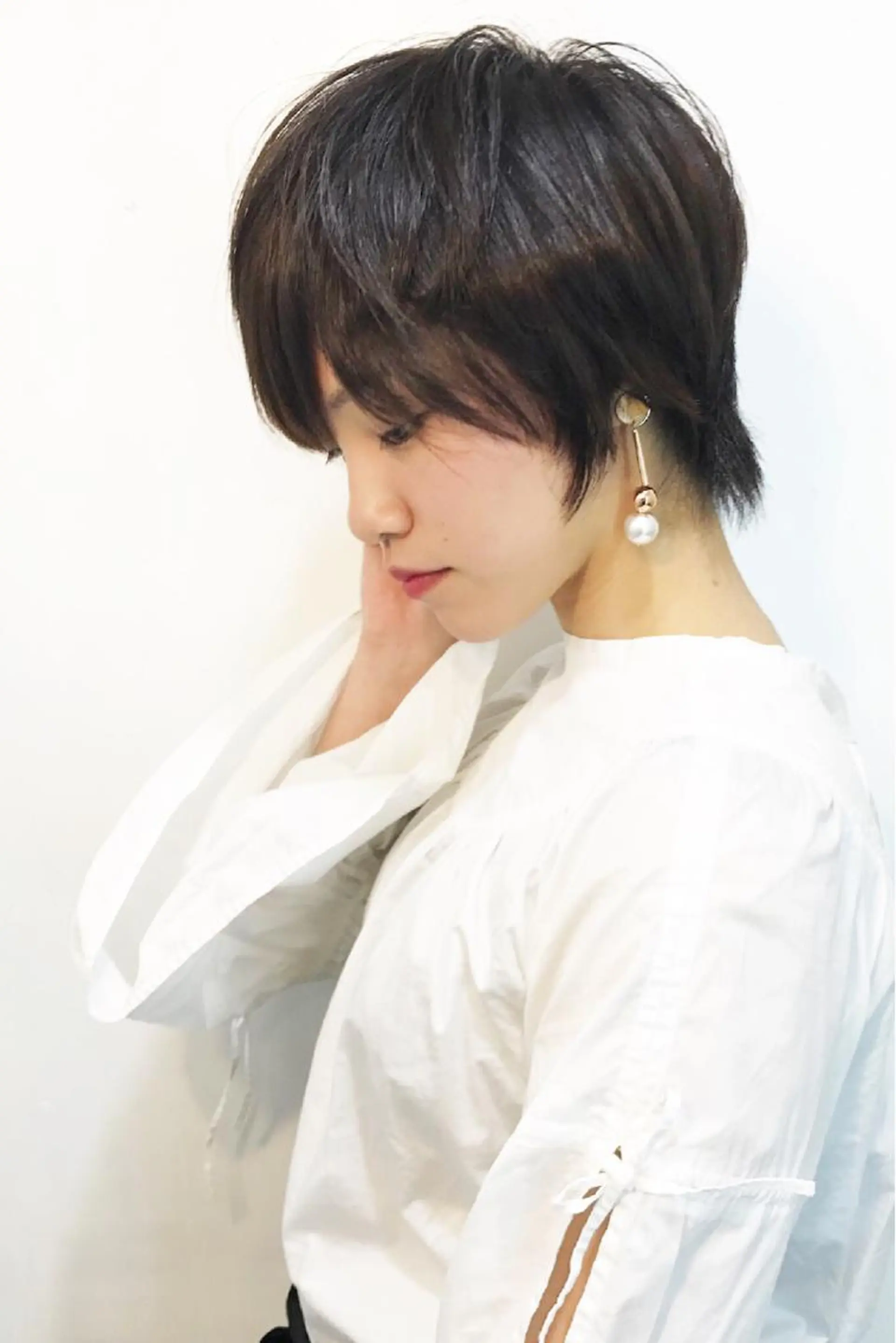 ショート カラー ショートヘア Repos SENDAI所属・⭐️バッサリカット モデル募集⭐️佐野のヘアスタイル