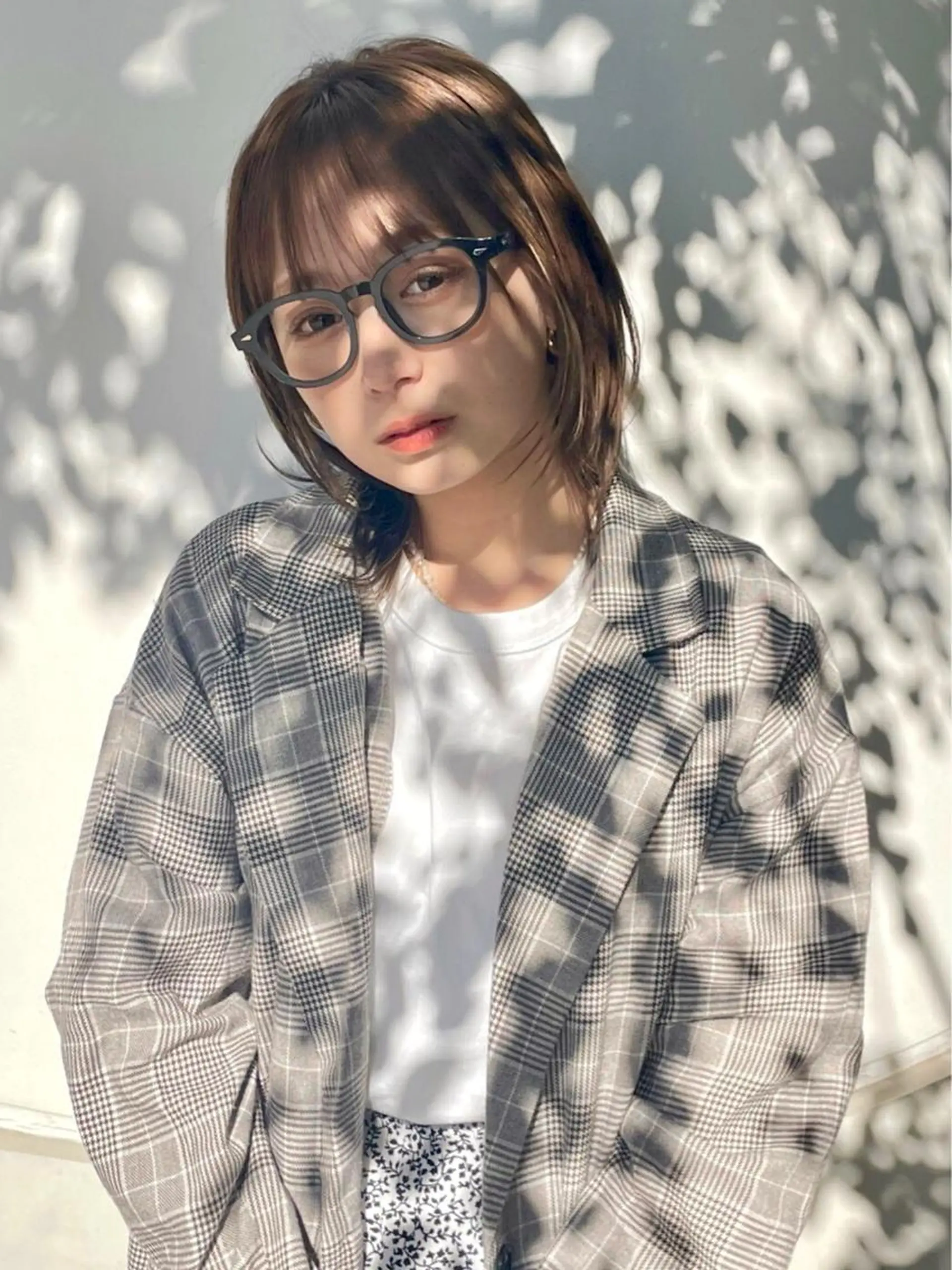 ミディアム 顔周りカット 似合わせカット ヘアカラー La fith hair rond 立川店所属・kyosuke 透明感カラーのヘアスタイル