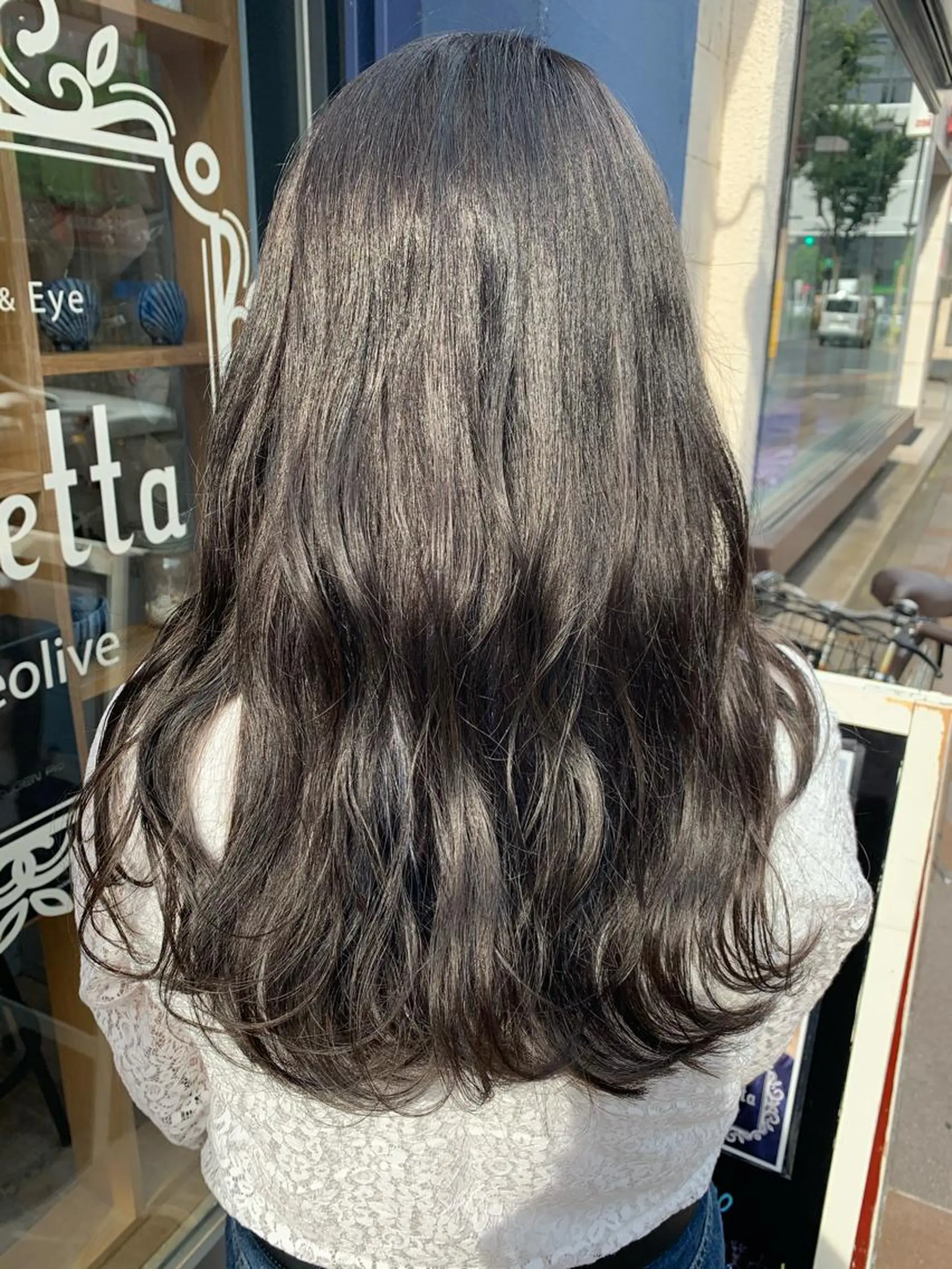 ロング カラー カット ヘッドスパ 勝野 優佳のヘアスタイル