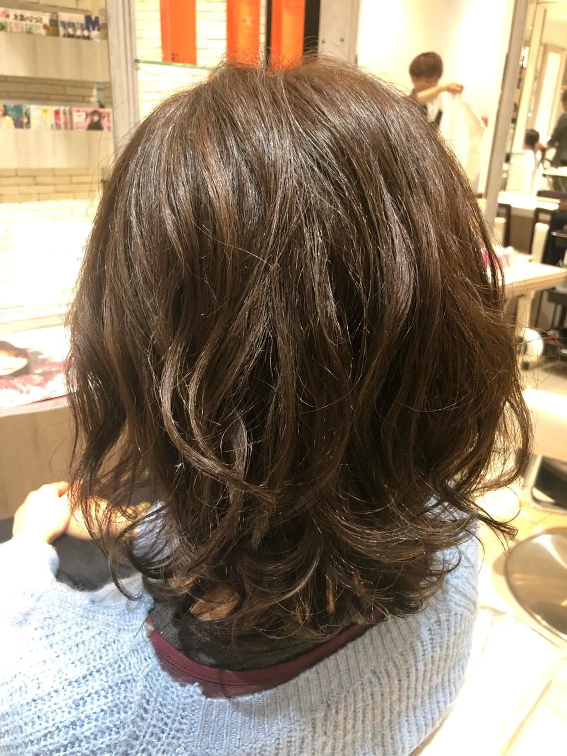 セミロング ヘアカラー トリートメント Dxxxx III所属・女性目線の大人 メンズ*Ayakaのヘアスタイル