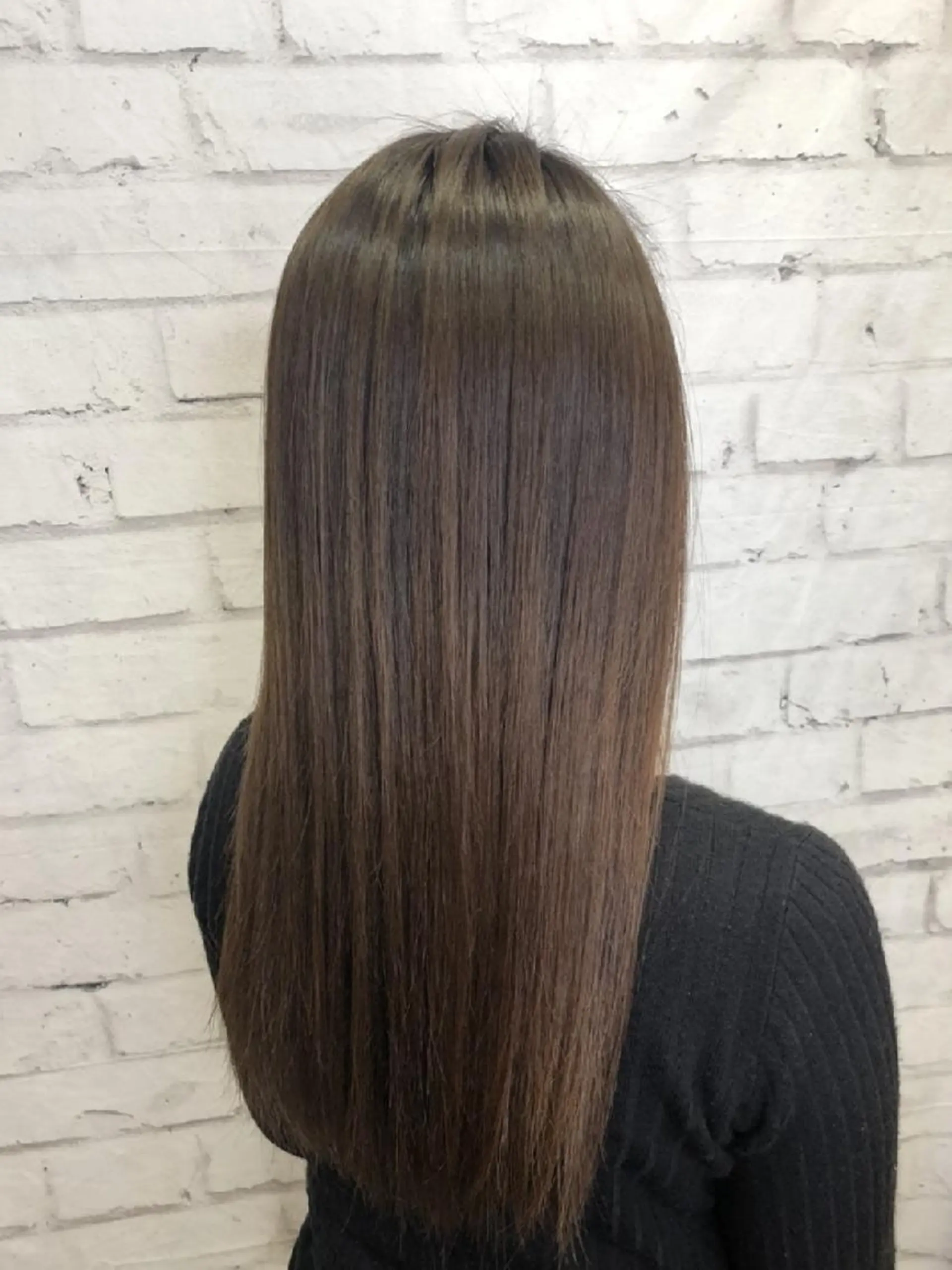 ミディアム カラー トリートメント カット ヘアカラー 縮毛矯正 トリートメント RIENS♡xrea 山本優舞のヘアスタイル