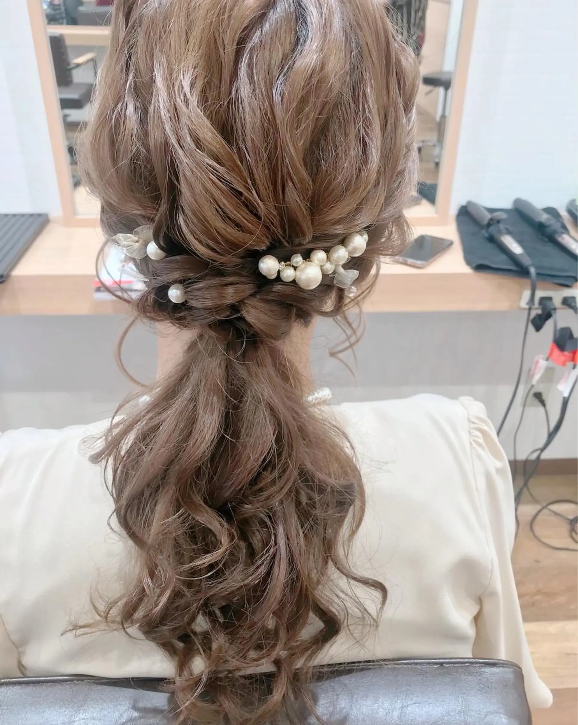 セミロング ヘアアレンジ ヘアセット GRANLUSSO 〜グランルッソ駅前店所属・木口 嘉美のヘアスタイル