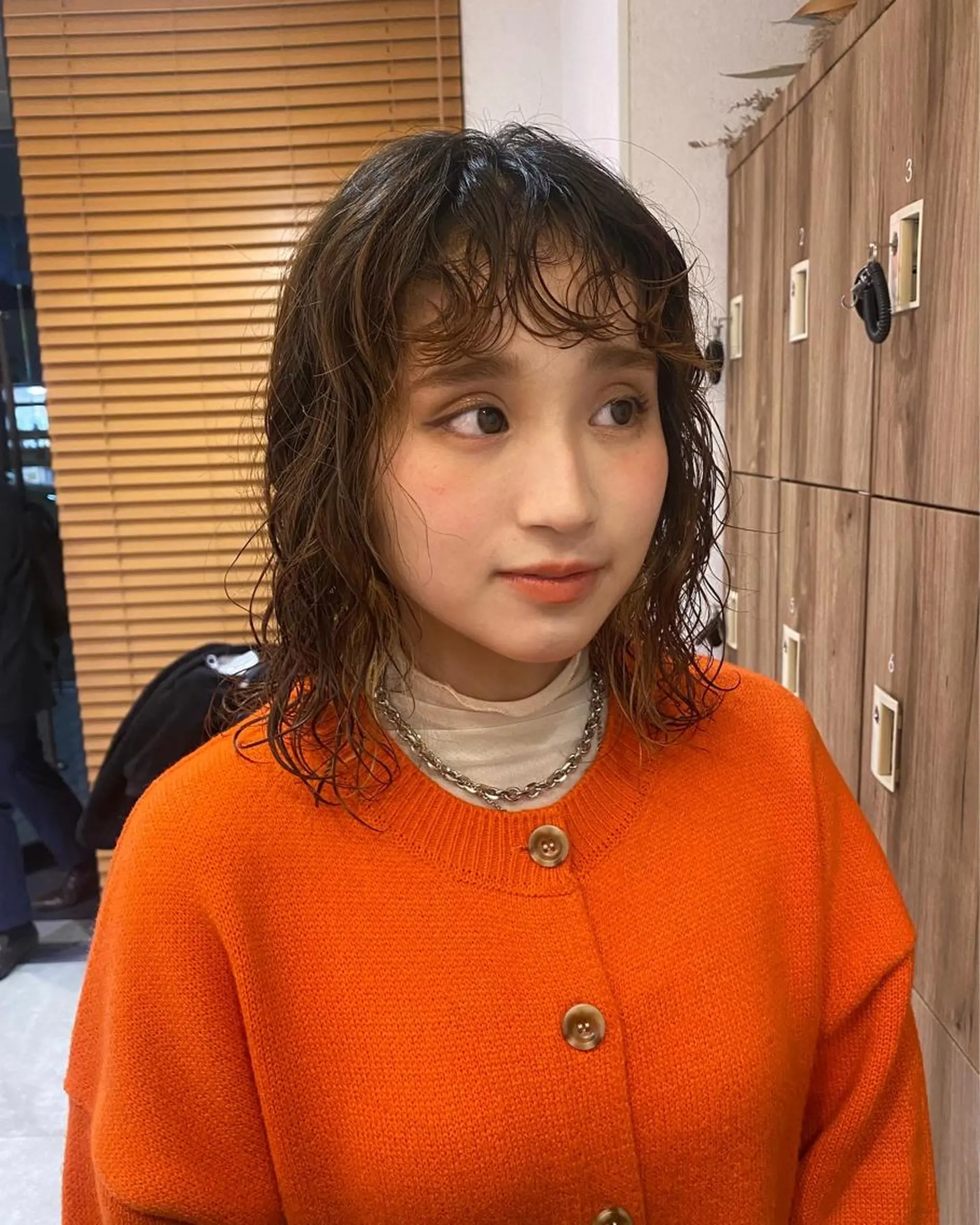 ミディアム パーマ ミディアムパーマ パーマ パーマ指名No1 /namiのヘアスタイル