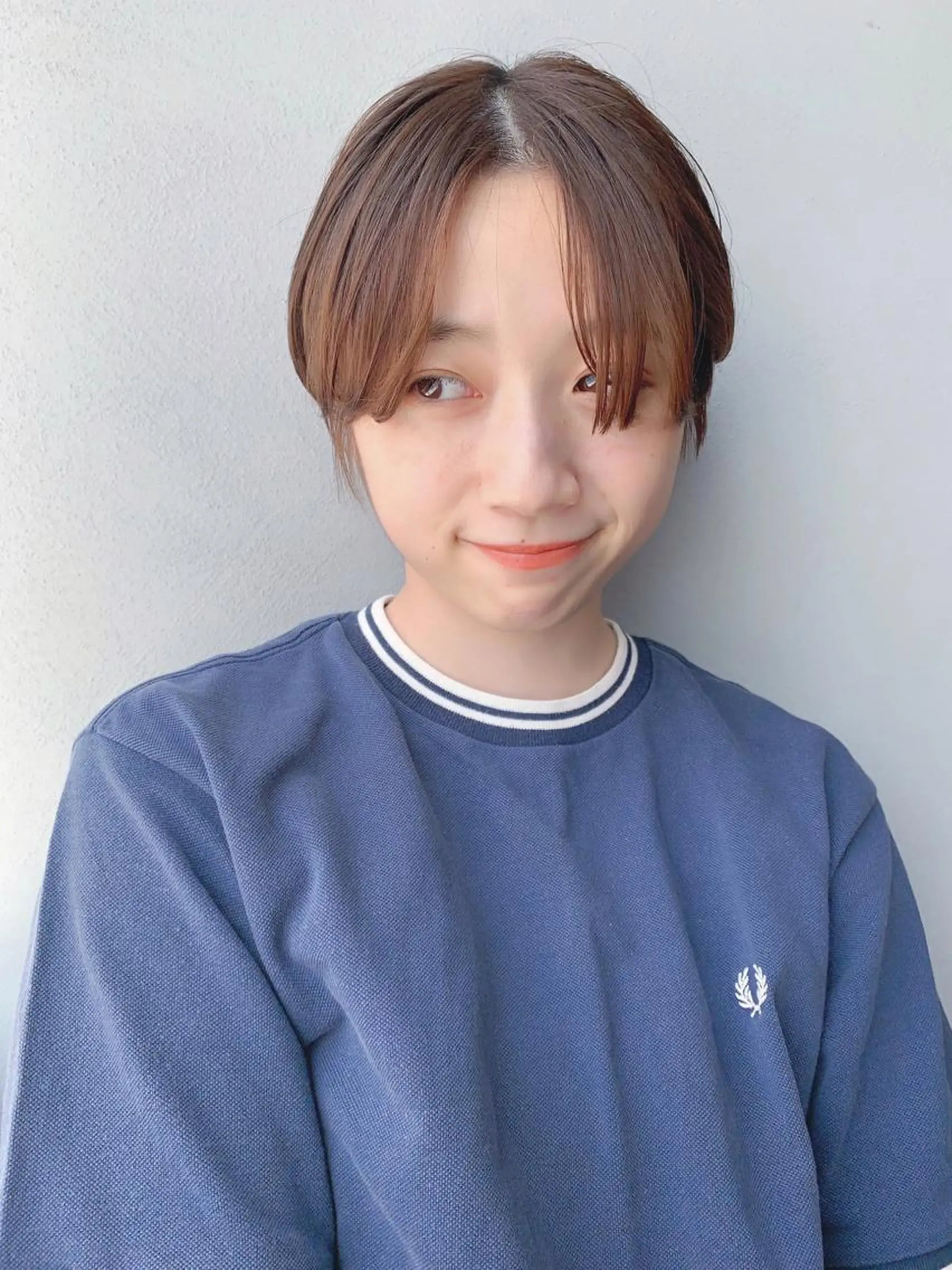 ショート カラー ボブパーマコテ巻き風 パーマNo1深江秀平のヘアスタイル