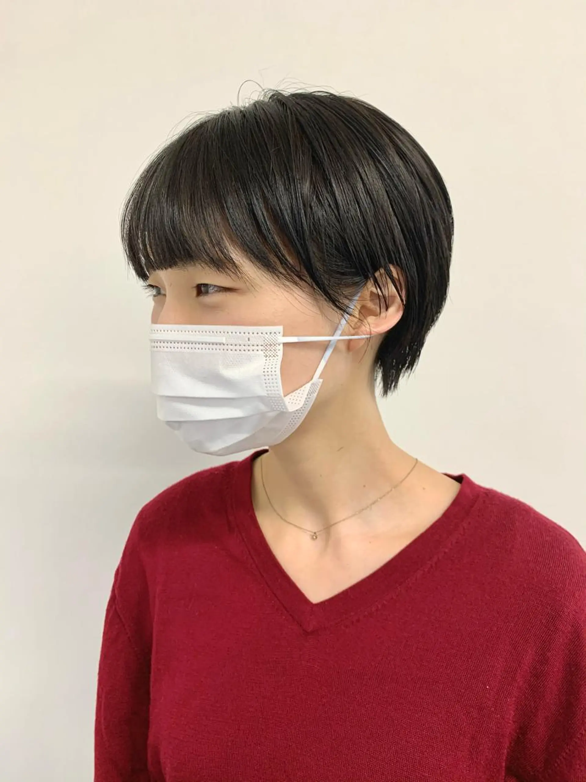 ショート カラー 🔵赤み消し透明感 梅田・増田のヘアスタイル