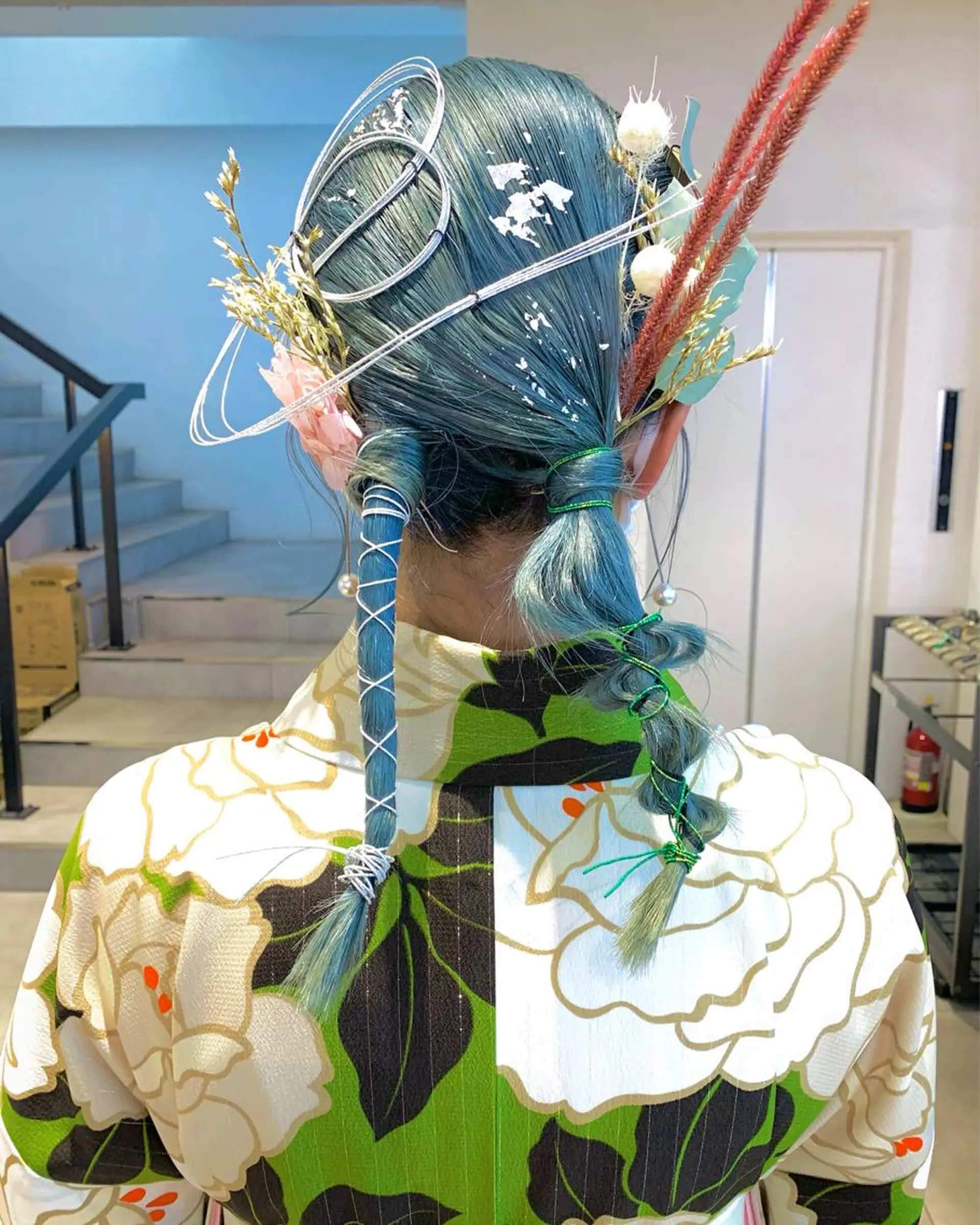 ミディアム 卒業式のヘアスタイル 浴衣 ヘアセット Kureha/ネイル トレンドヘアのヘアスタイル