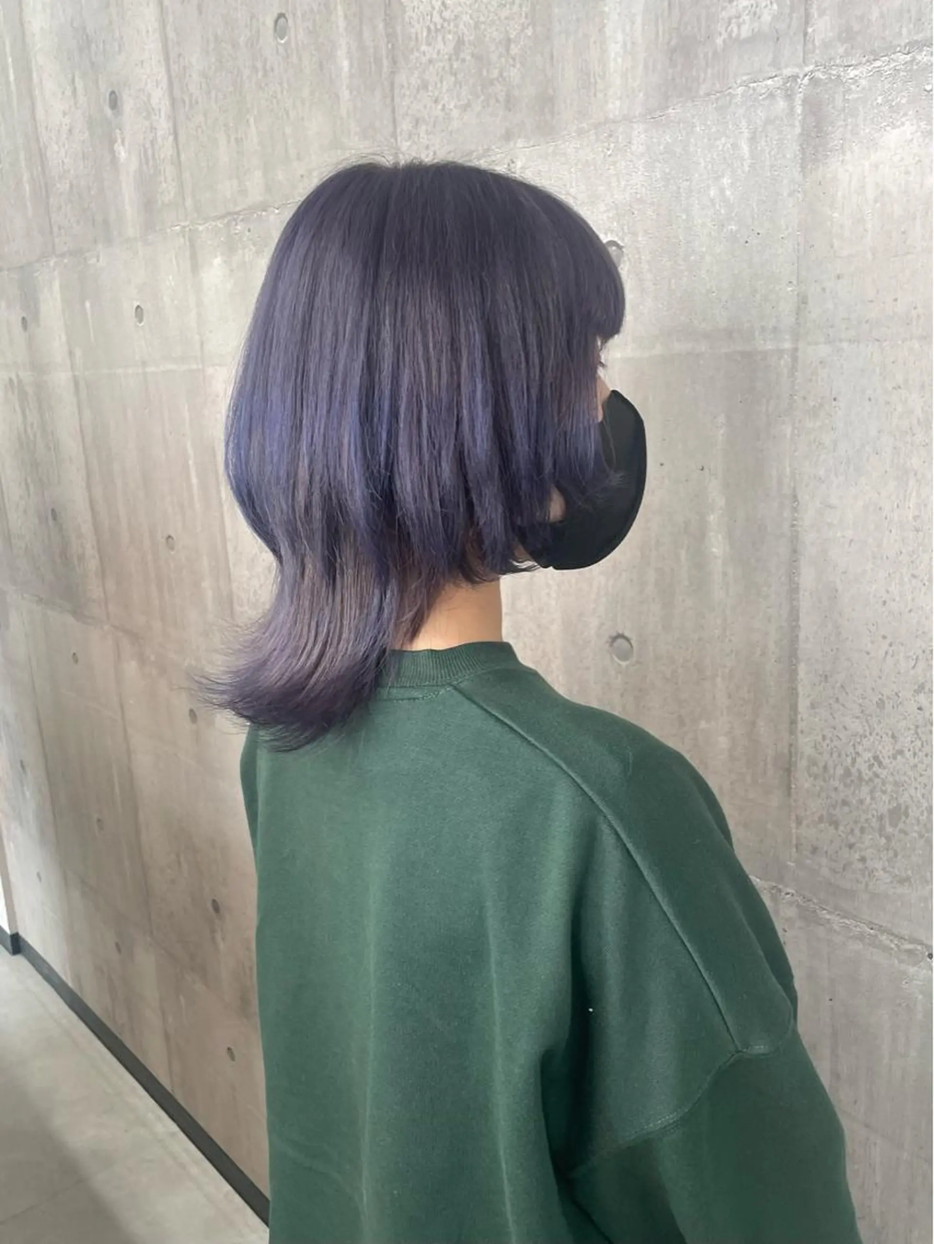 カラー ブリーチ ラベンダーカラー ヘアカラー _WHITE浜松店 もえかのヘアスタイル