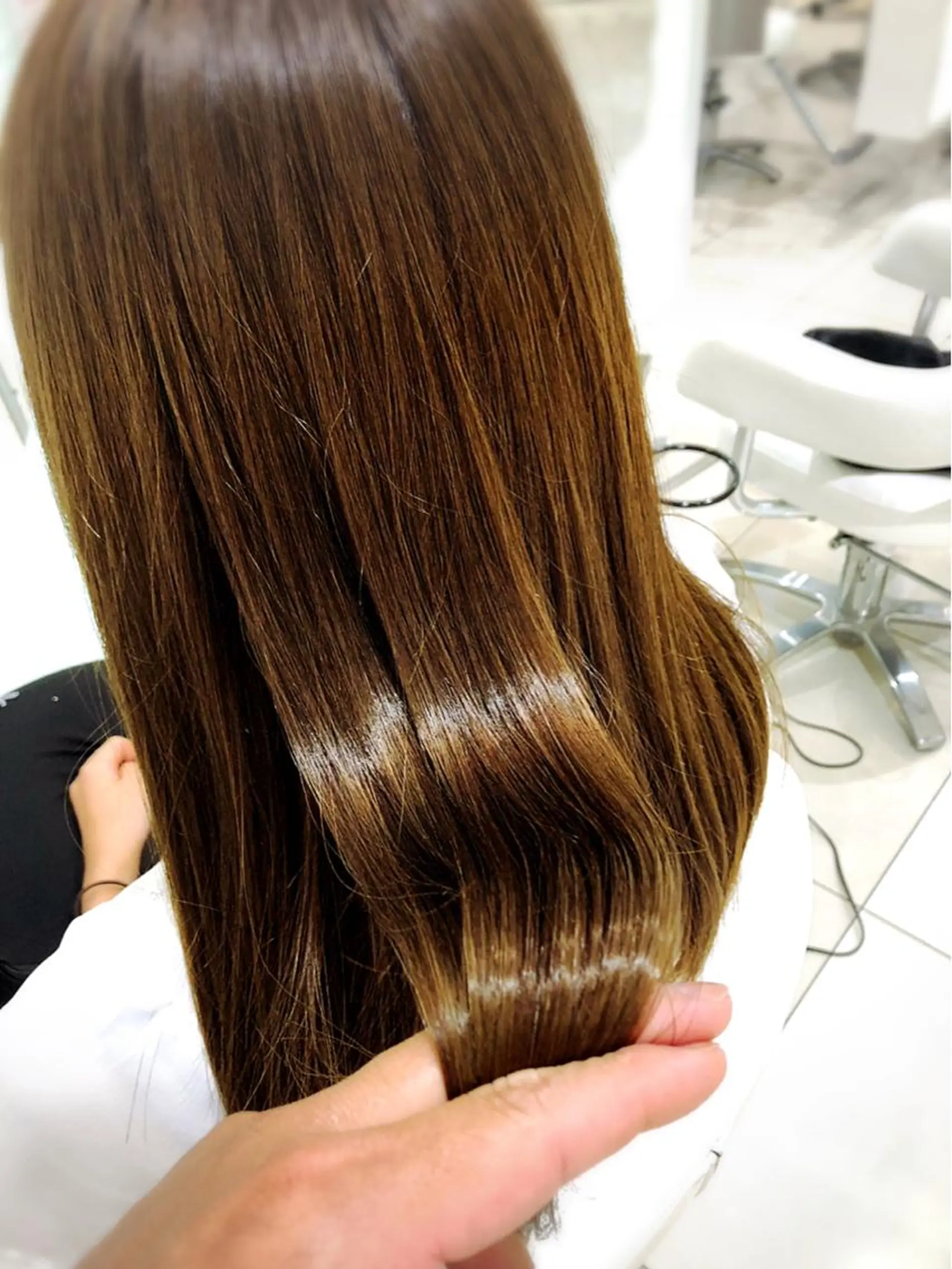 ロング カット ヘアカラー トリートメント セレスト心斎橋所属・上田 篤史のヘアスタイル