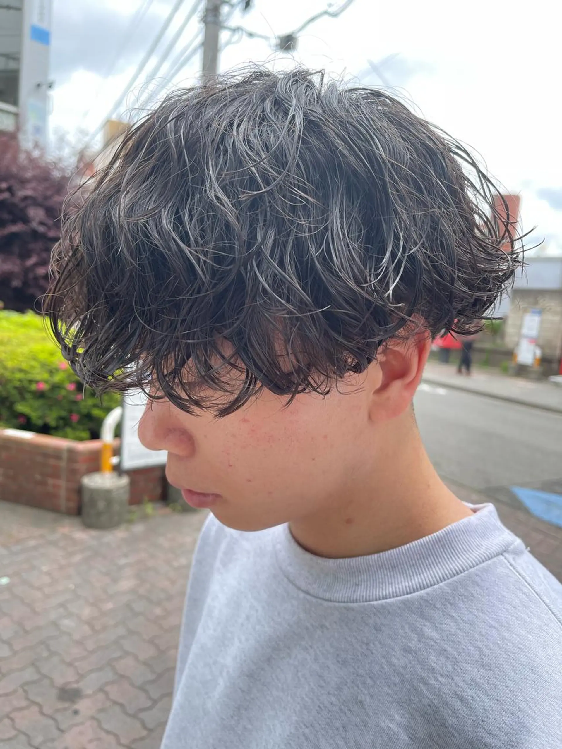 ショート パーマ メンズ メンズパーマ メンズツイストパーマ ツイストスパイラルパーマ ツーブロック 刈り上げ カット パーマ メンズパーマ特化/ KAORU/店長のヘアスタイル