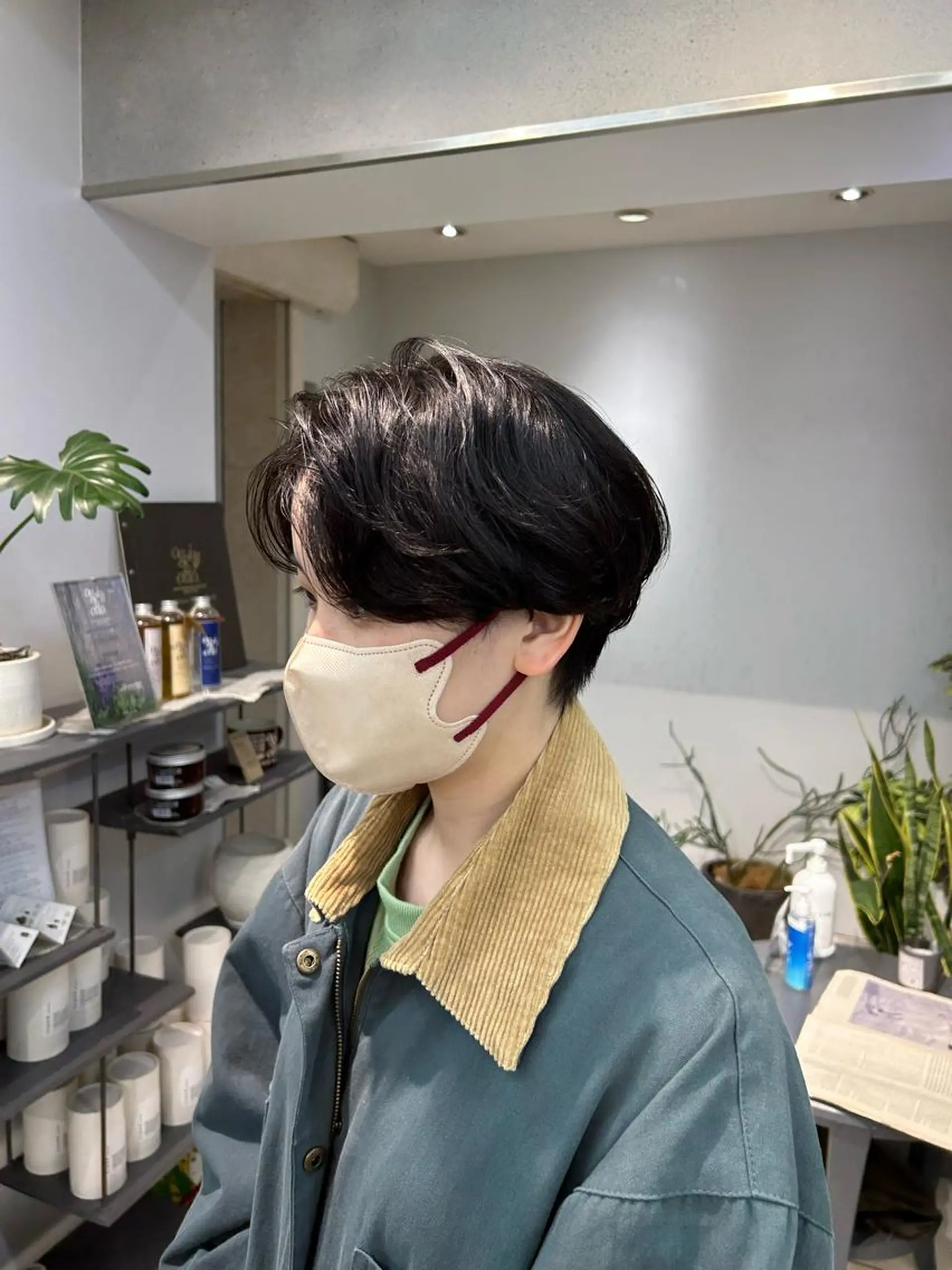 ショート カラー ナチュラル×色気パ ーマ 渋谷/マナミのヘアスタイル