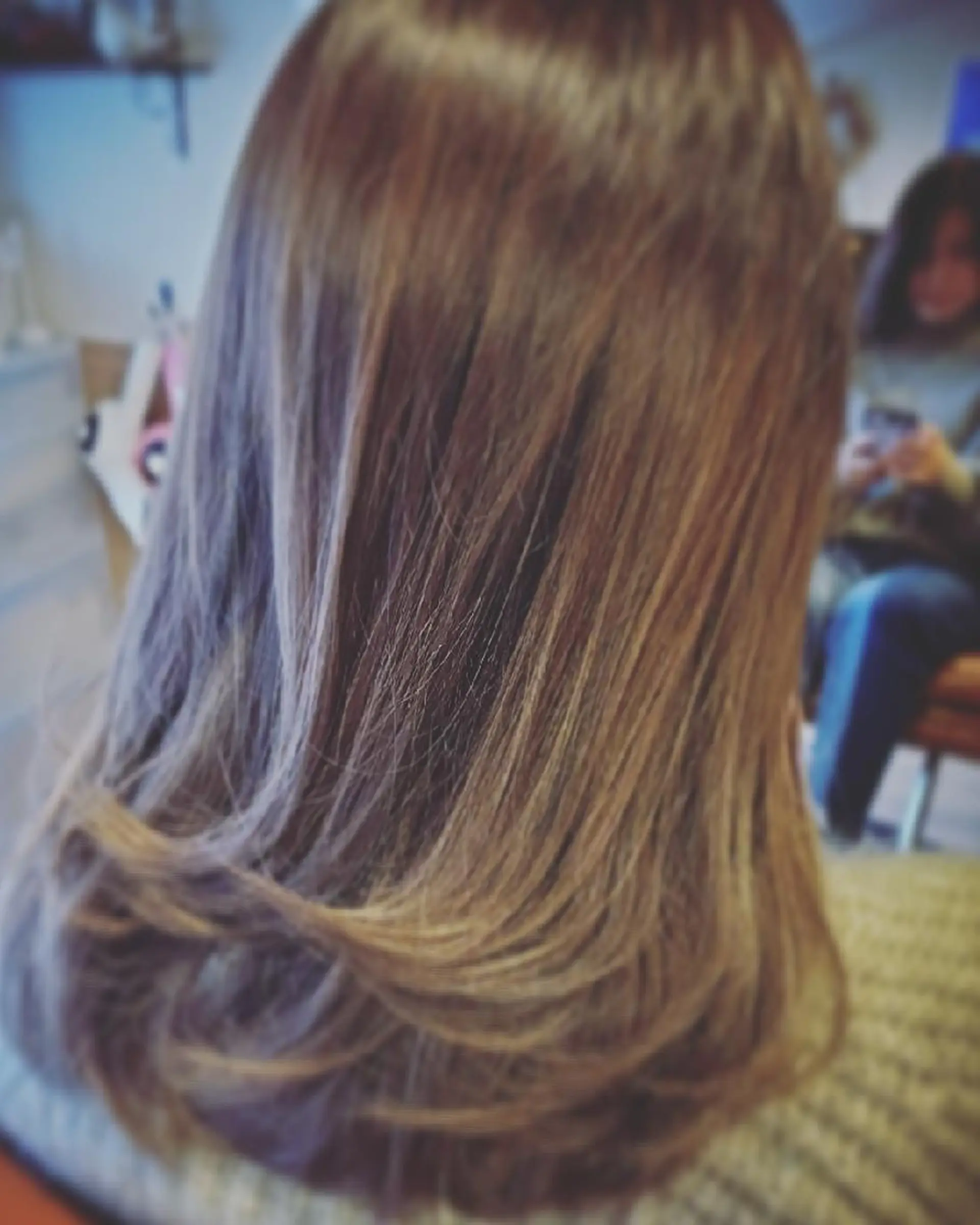 ロング カラー アディクシーカラー 外国人風カラー トリートメント カット ヘアカラー トリートメント spa hair  ark 富井直美のヘアスタイル