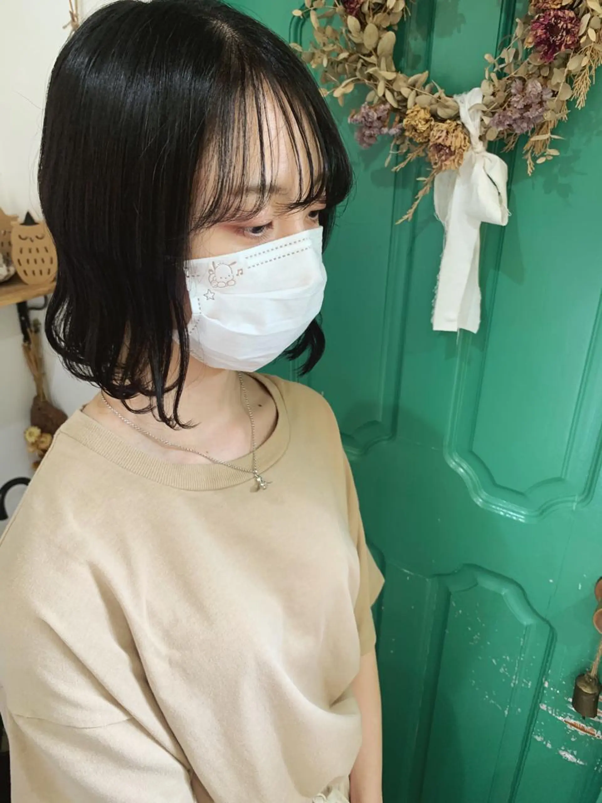 ショート ヘアカラー 佐藤 美咲のヘアスタイル