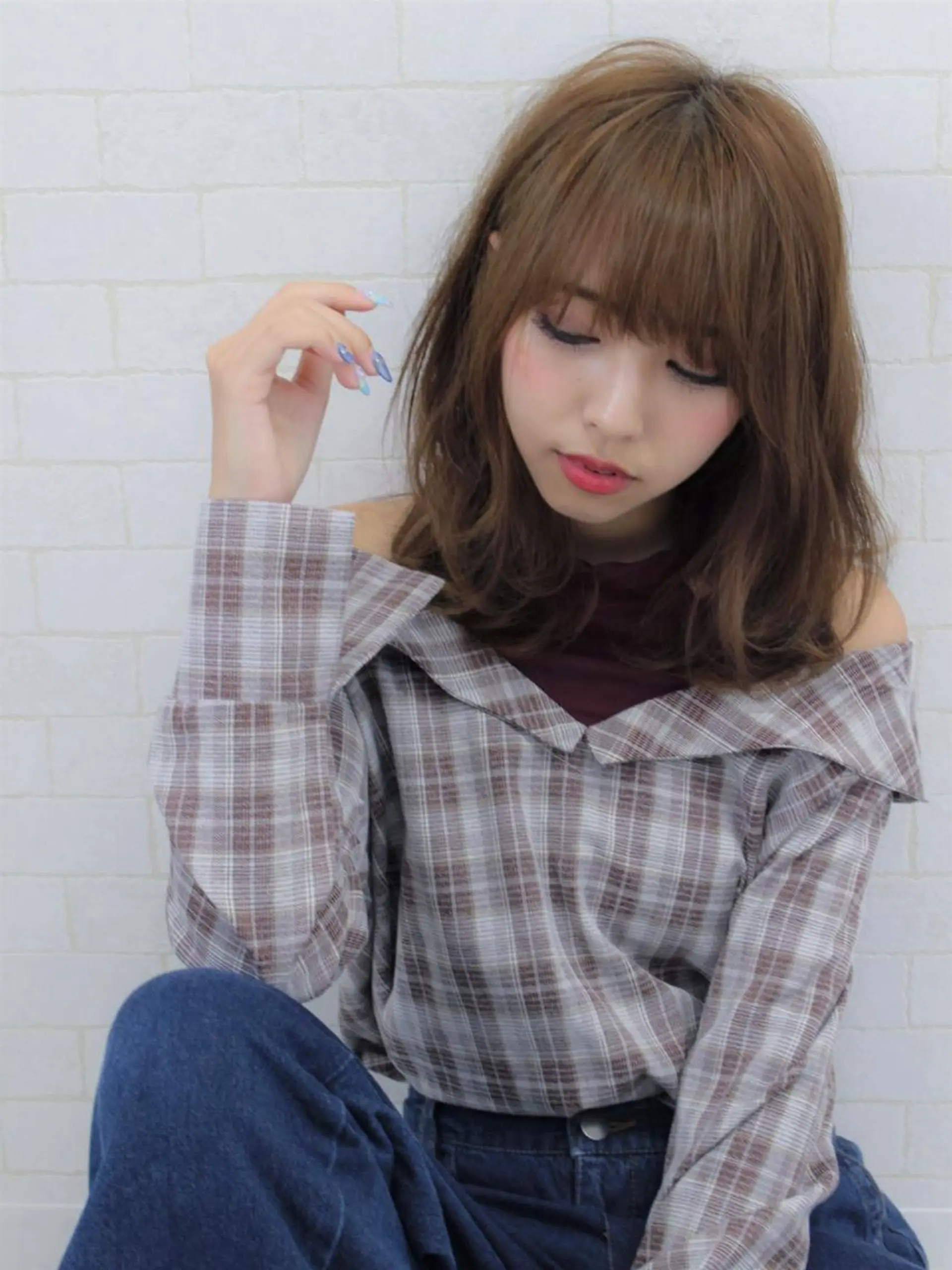 ミディアム カラー 小濱 秀人のヘアスタイル