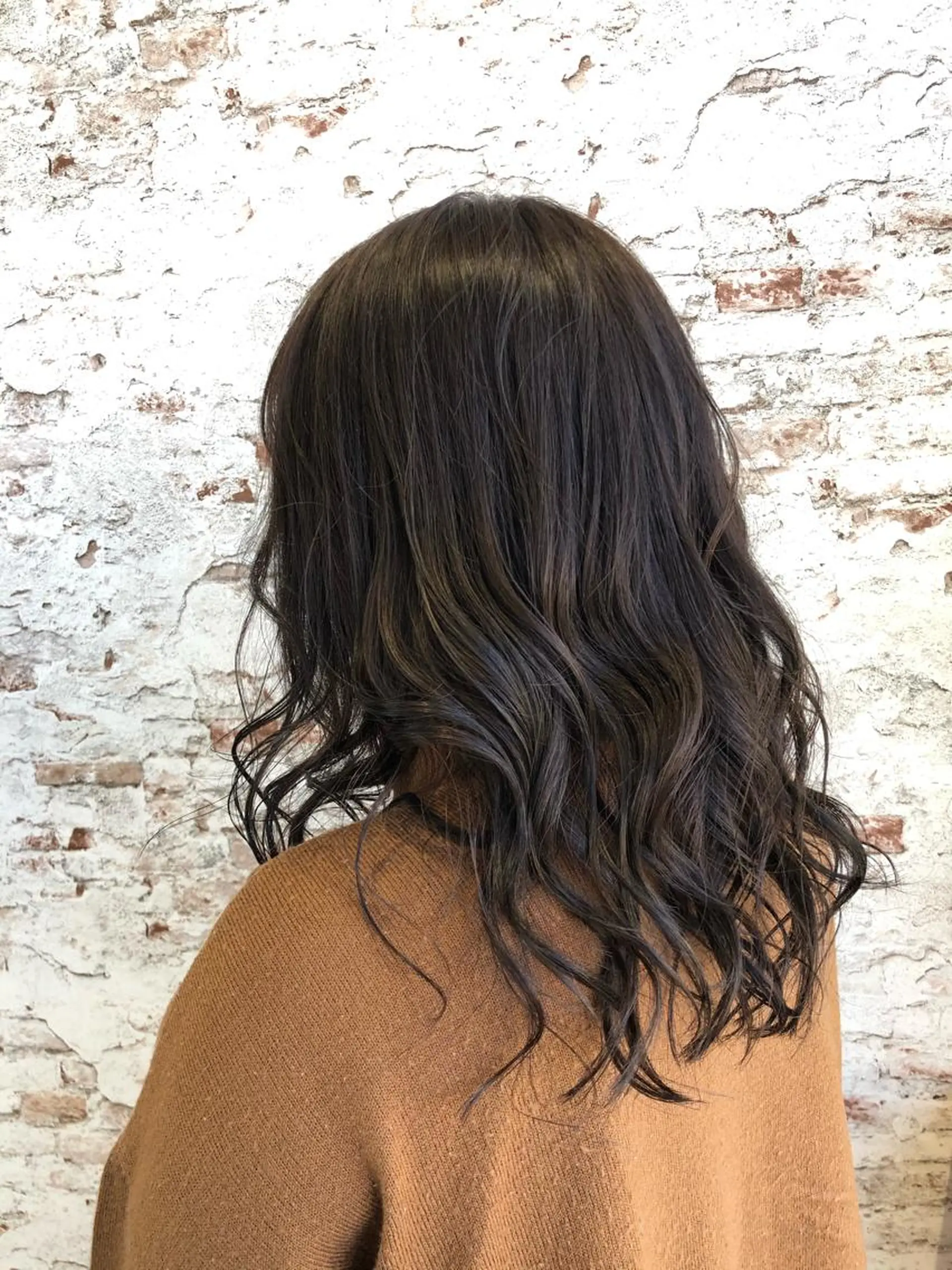 セミロング ヘアカラー トリートメント 🫧髪質改善艶カラー _マエダ 🫧のヘアスタイル