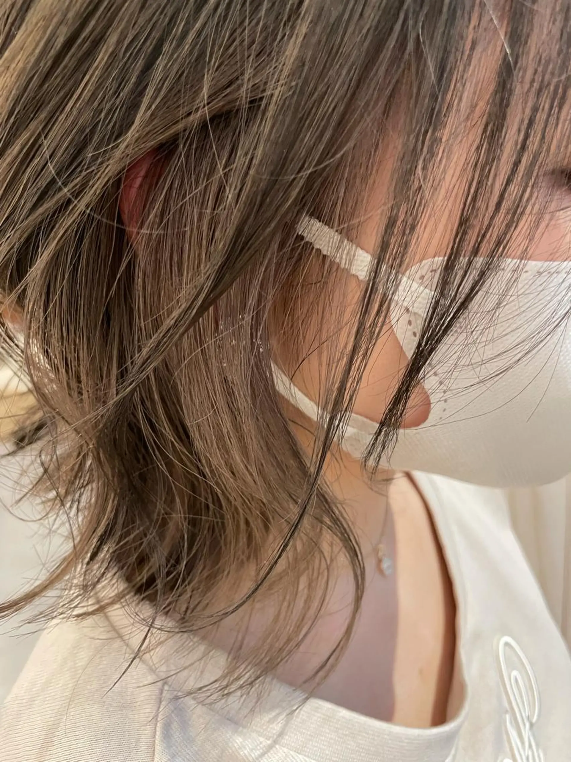 ミディアム 韓国風レイヤーカット 🇰🇷❕モカのヘアスタイル