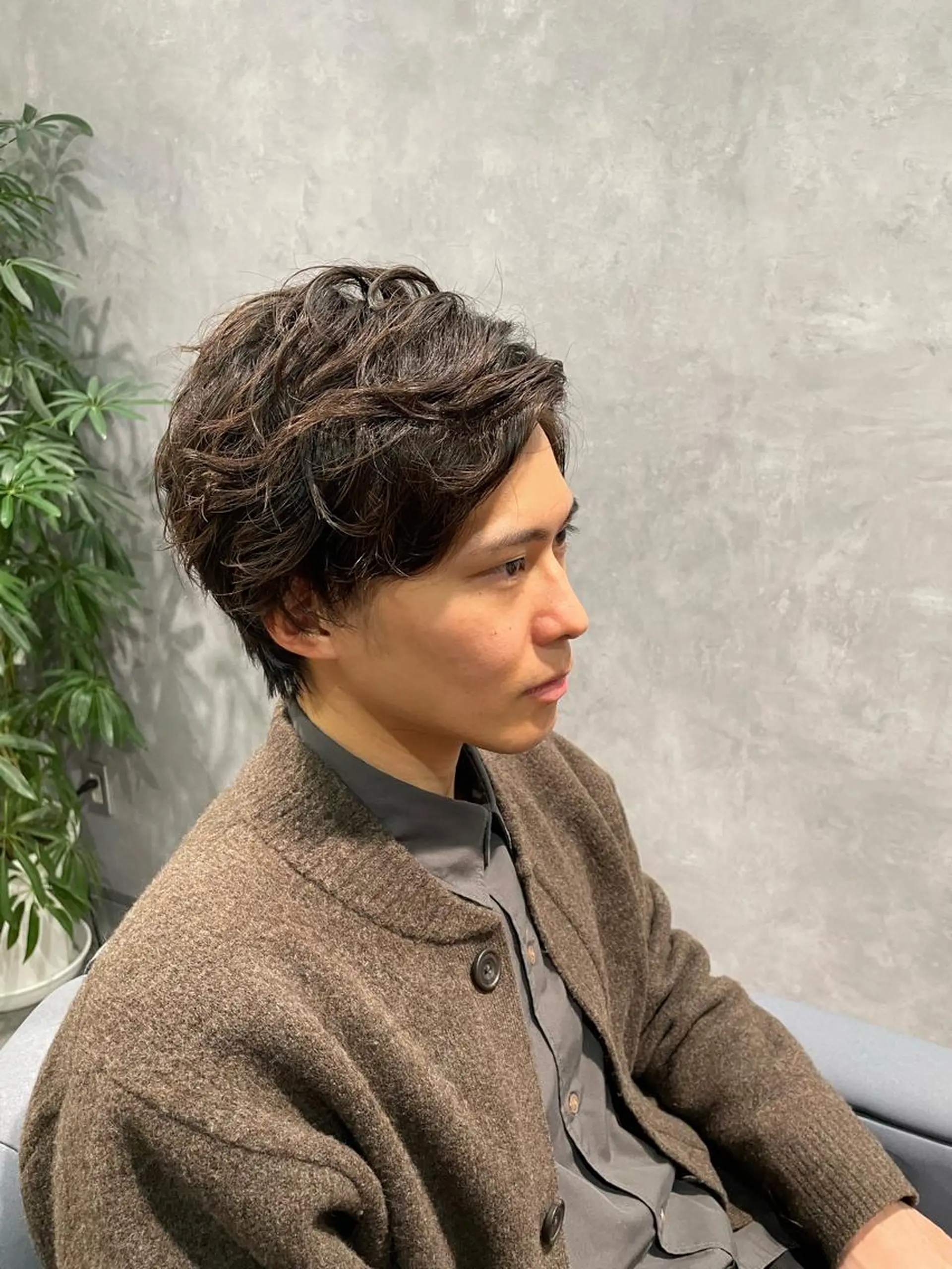 ショート パーマ メンズ 黒岩 梨沙のヘアスタイル