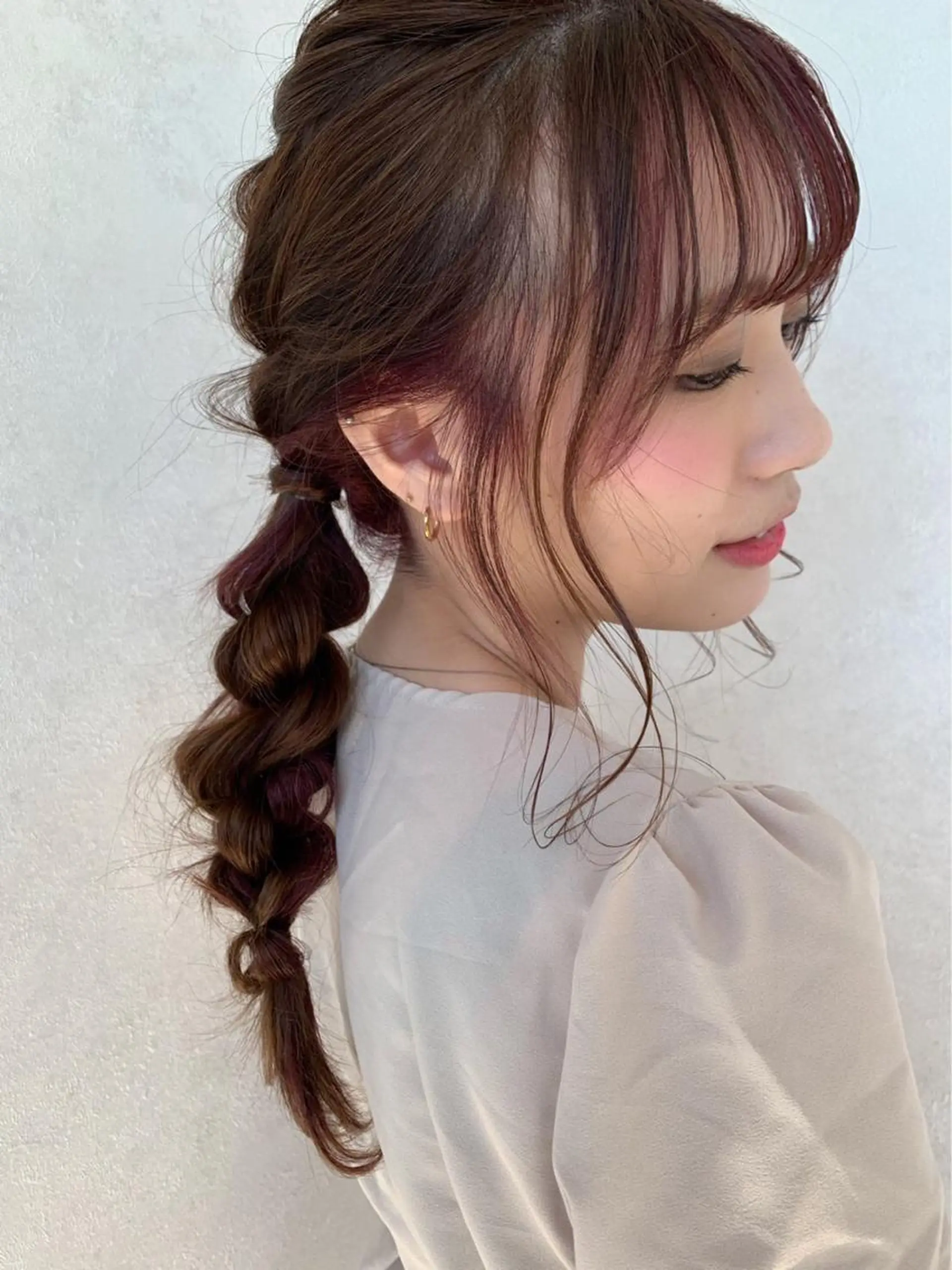 ヘアアレンジ ヘアセット ヘアセット/髪質改善 🌿 長 若奈のヘアスタイル