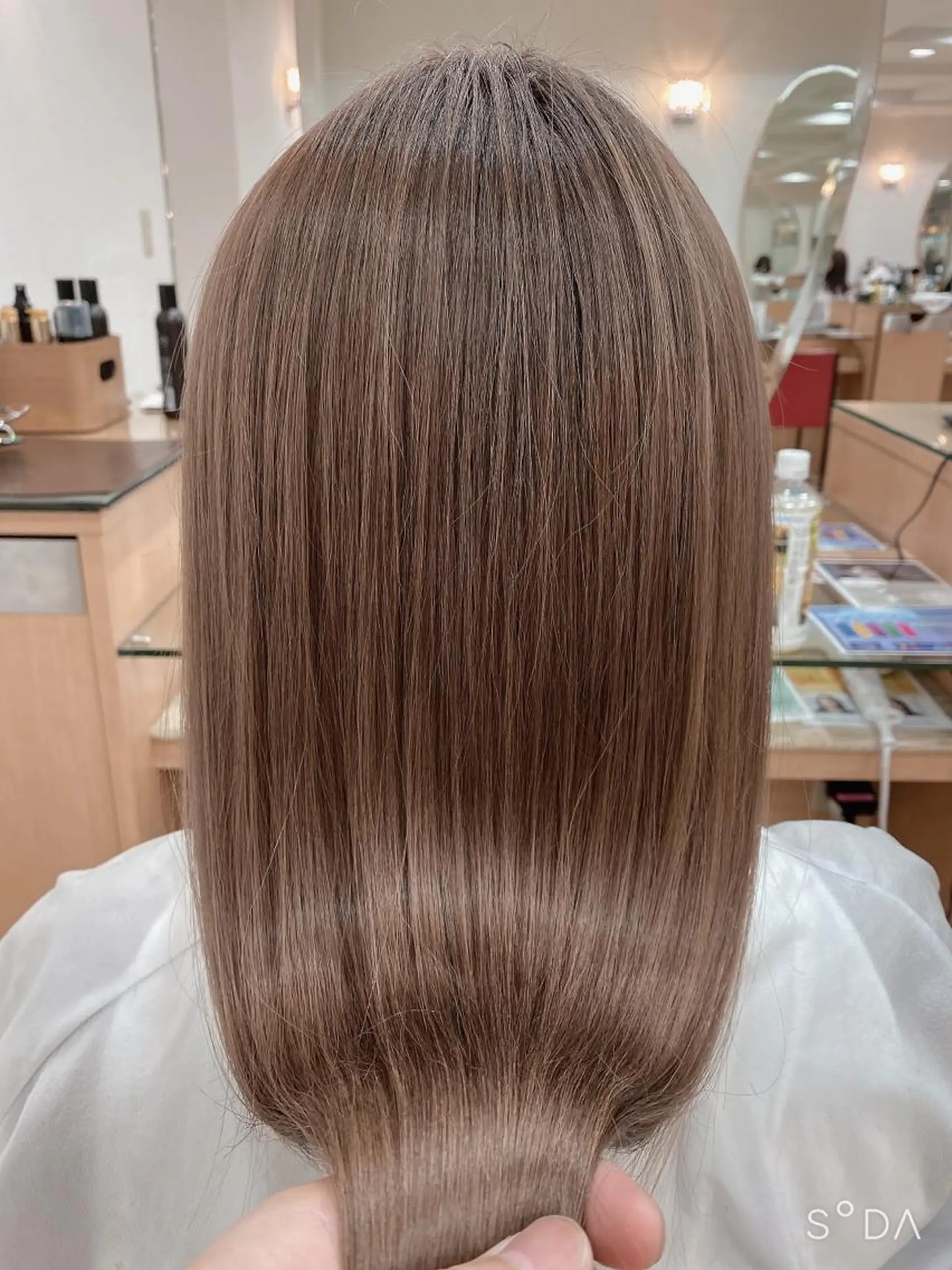 ロング カラー ブリーチ 加藤 利基のヘアスタイル