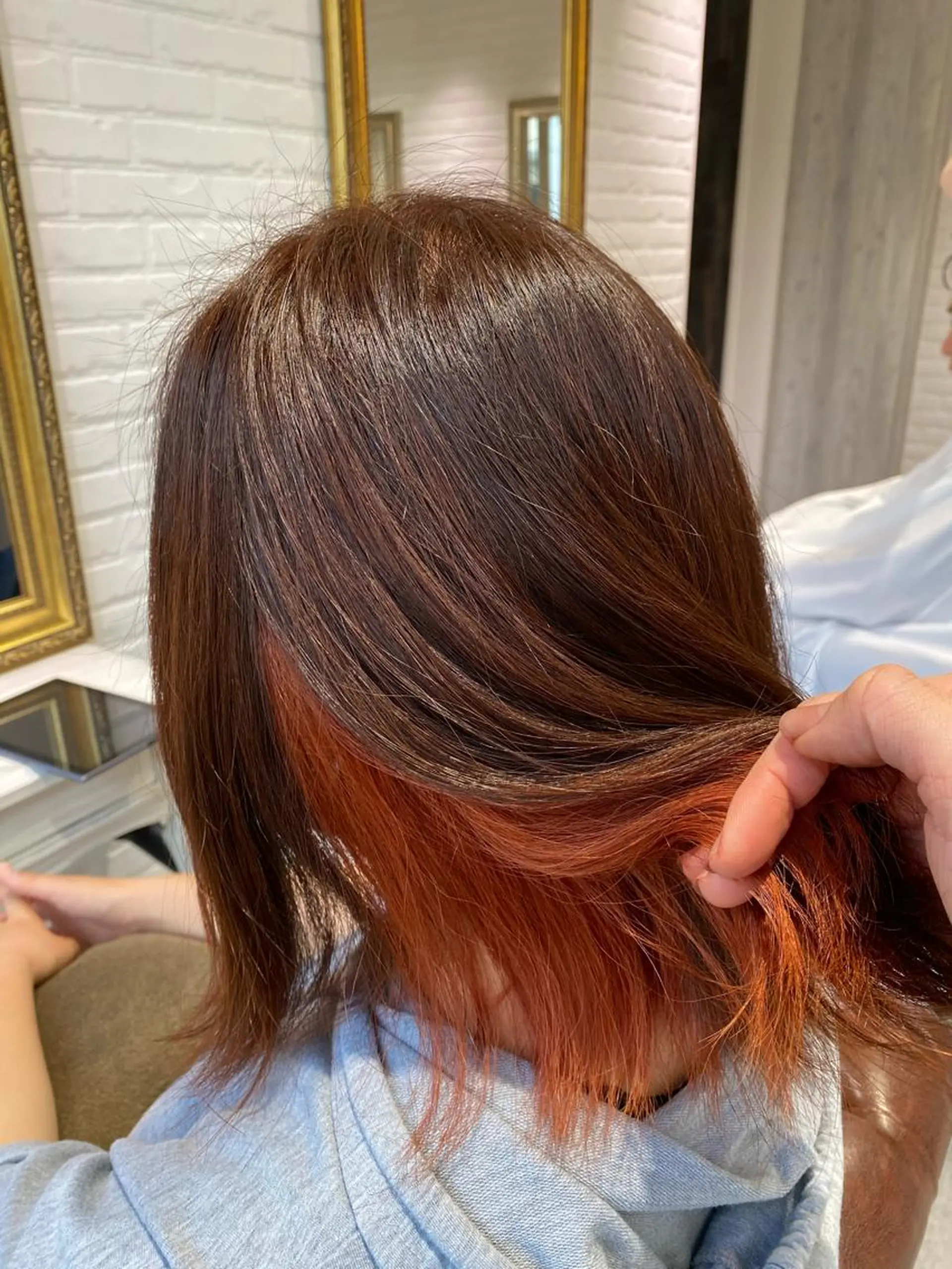 ミディアム カラー Renatus店長 金子裕美のヘアスタイル