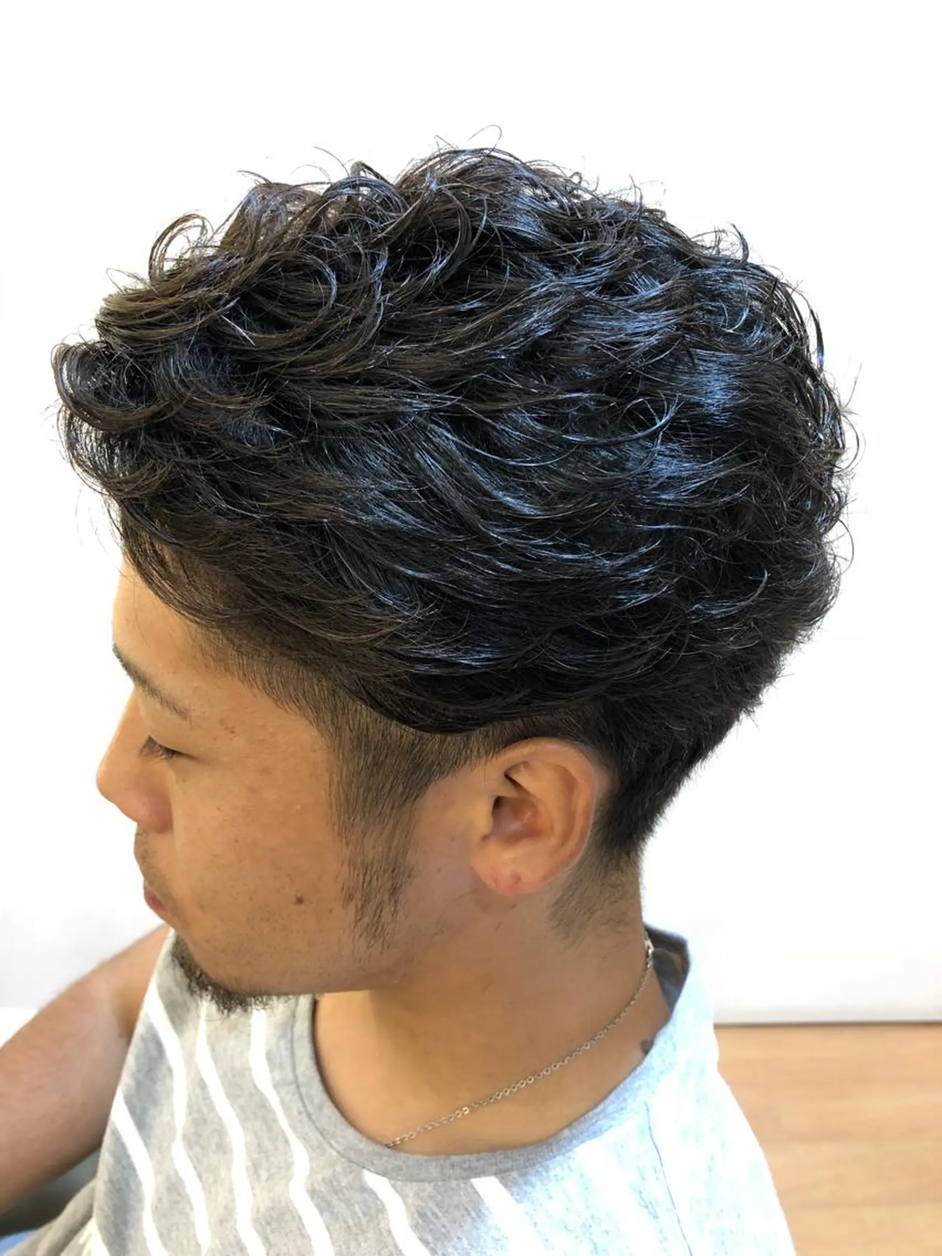 ショート パーマ メンズ メンズカット 三村洸斗のヘアスタイル