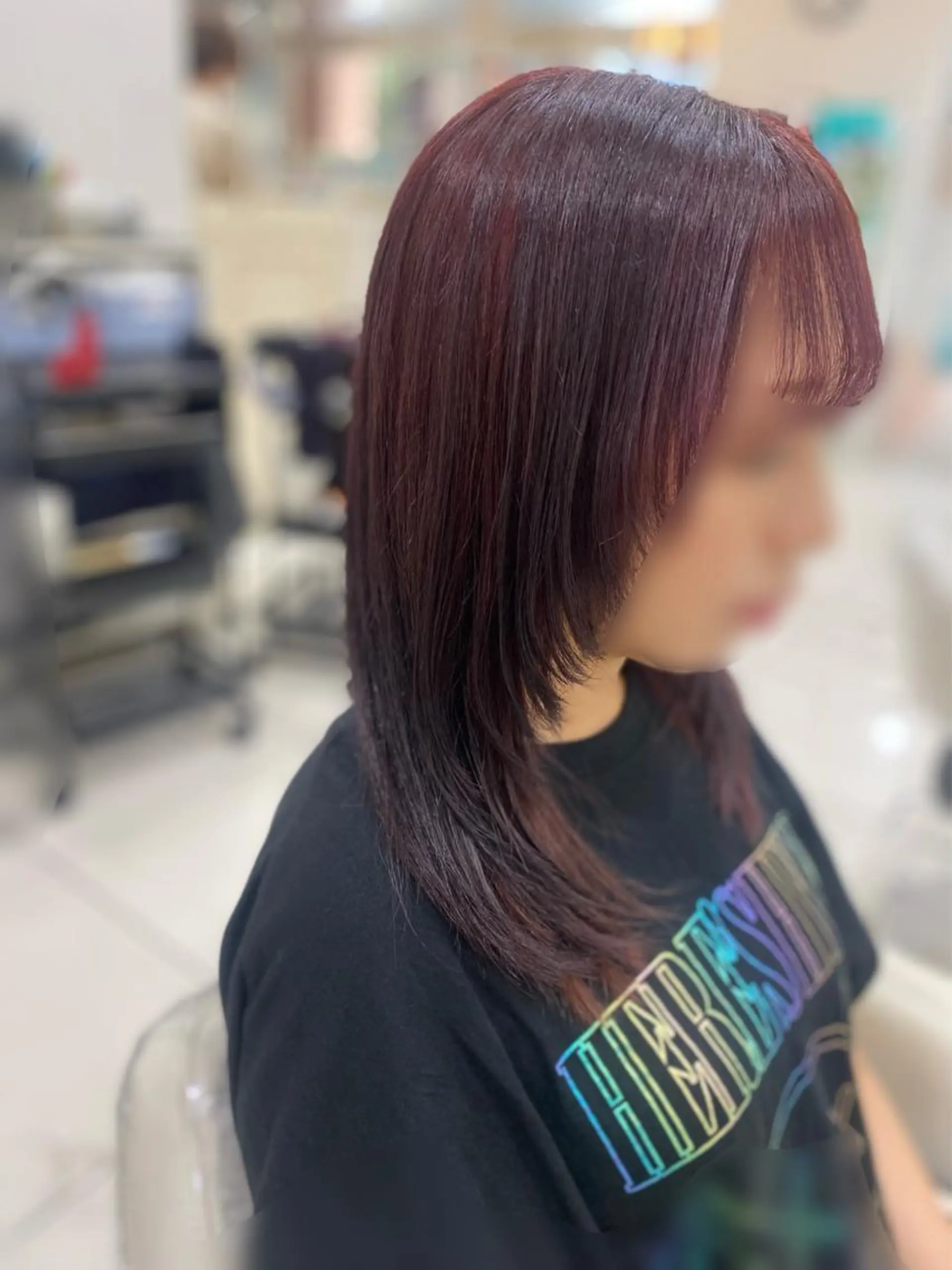 セミロング Ash志木/TOP 宮崎 瑠菜のヘアスタイル