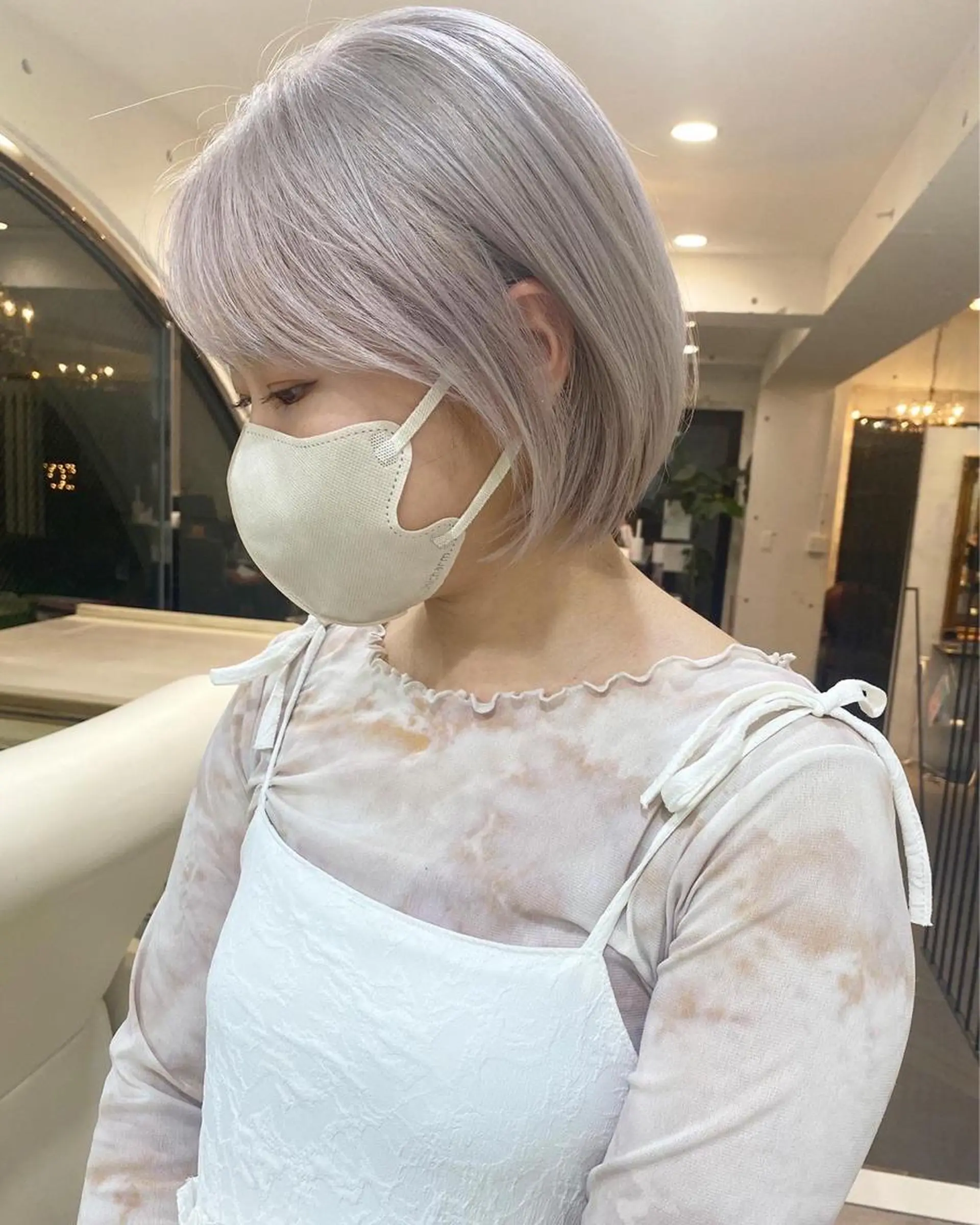 ショート カラーが上手い 辻悠月のヘアスタイル