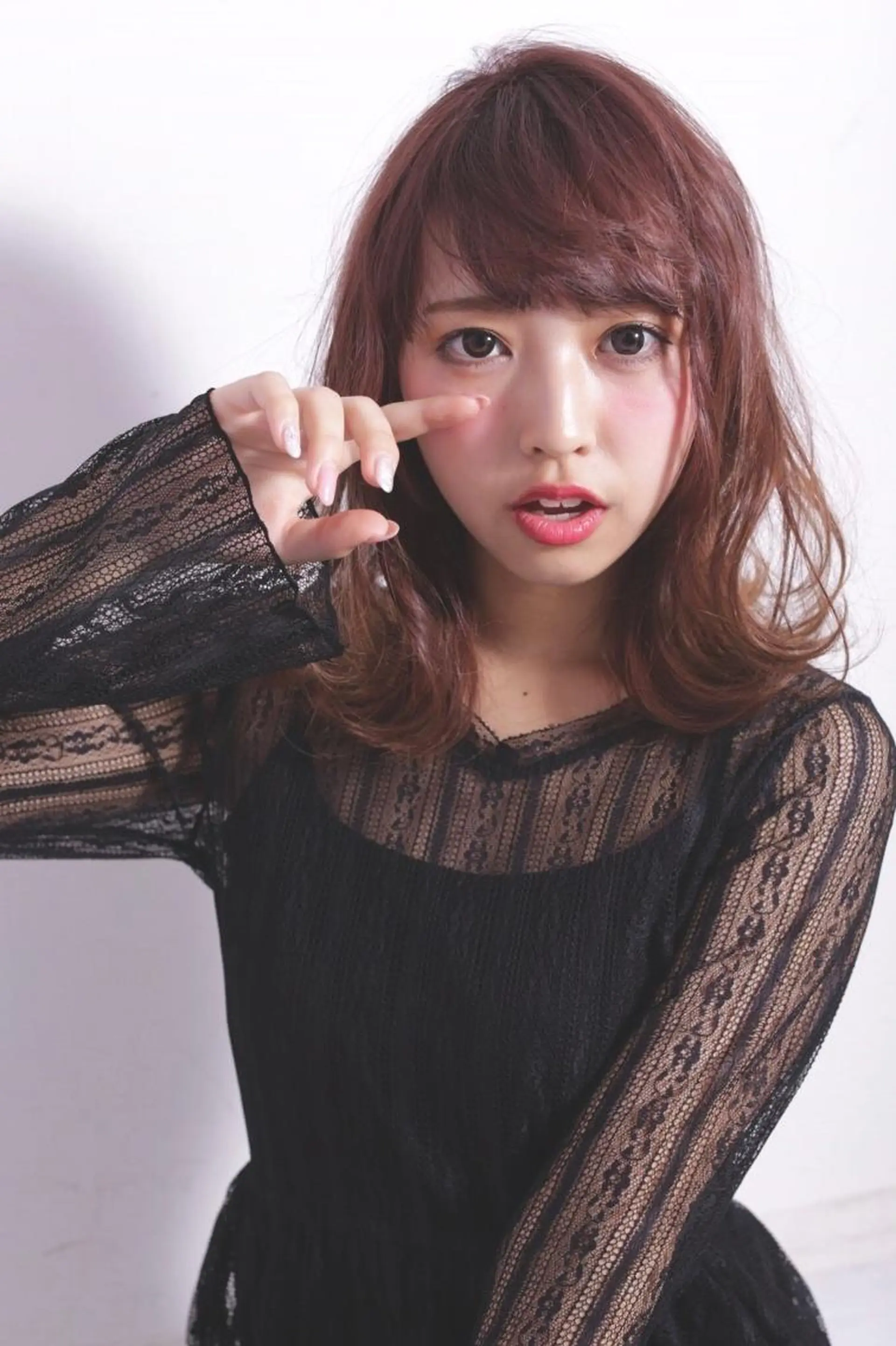 ミディアム カラー パーマ 【天満1艶髪】潤艶/ 髪質改善🌹釣本竜哉のヘアスタイル