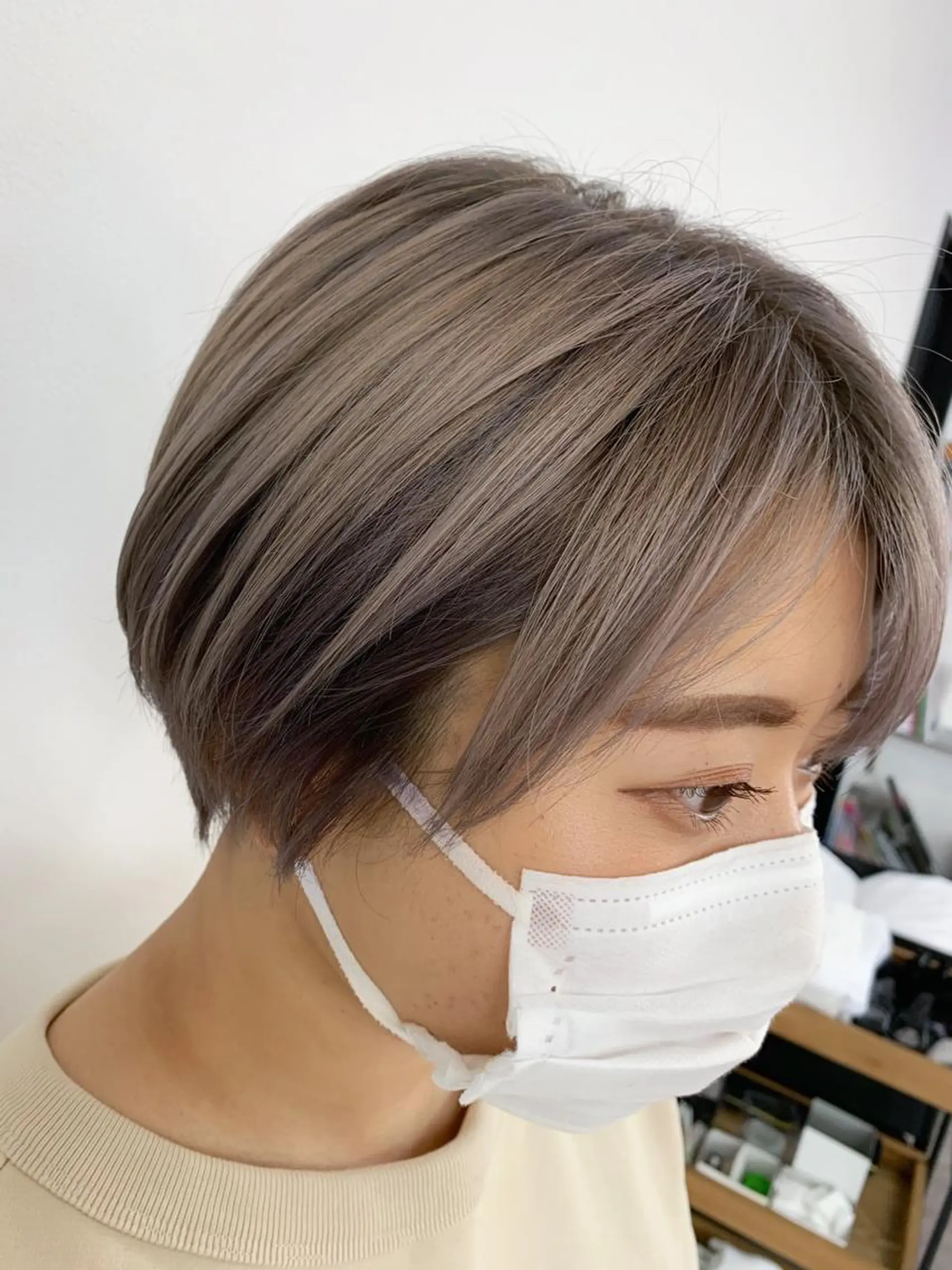 ショート ヘアカラー トリートメント 🥇近藤 恭輔🥇 Recharme新保のヘアスタイル