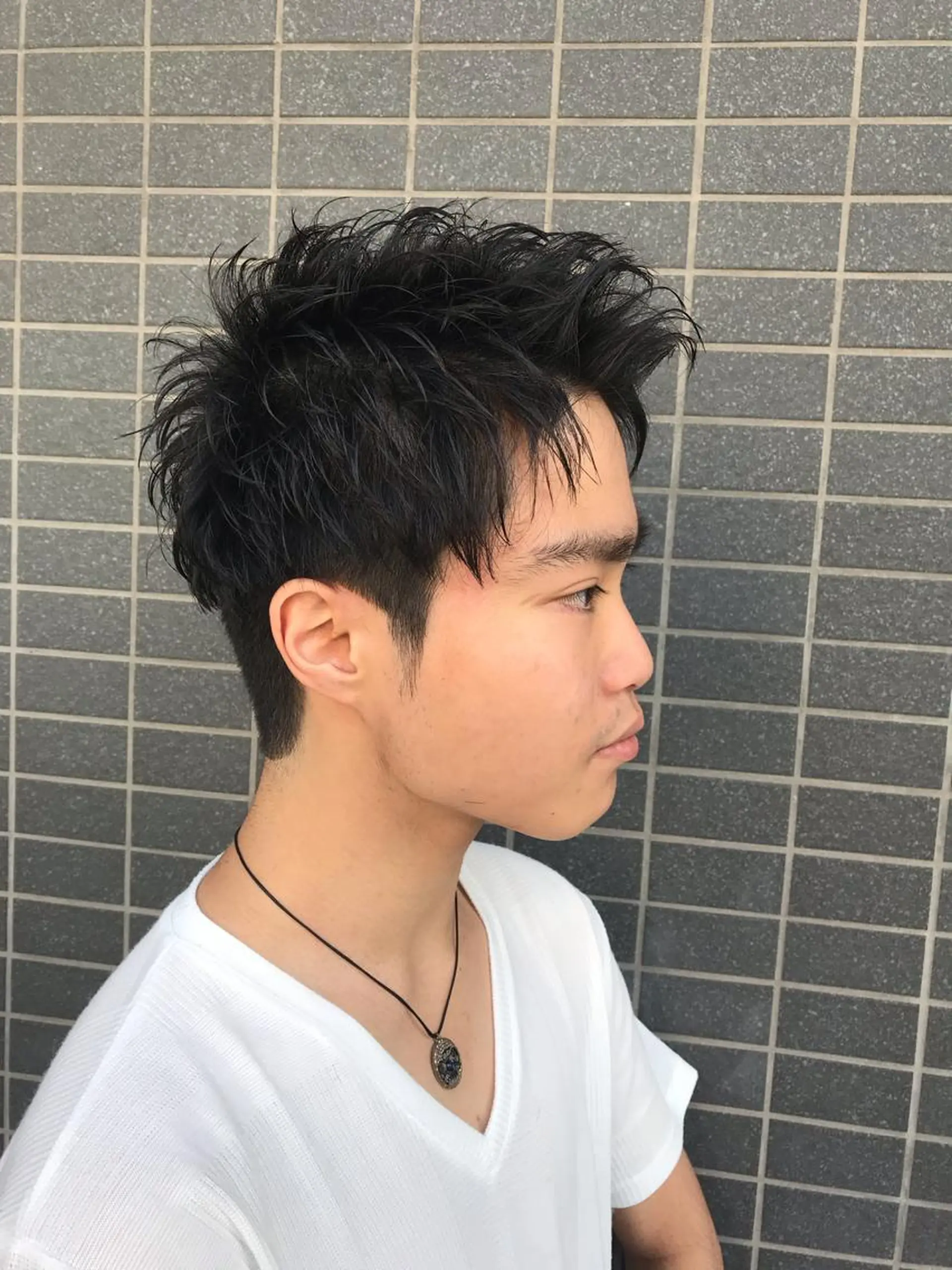 ショート パーマ メンズ カット パーマ ROSSO 川口店所属・アザマ　ヤスカツ _rosso 川口のヘアスタイル