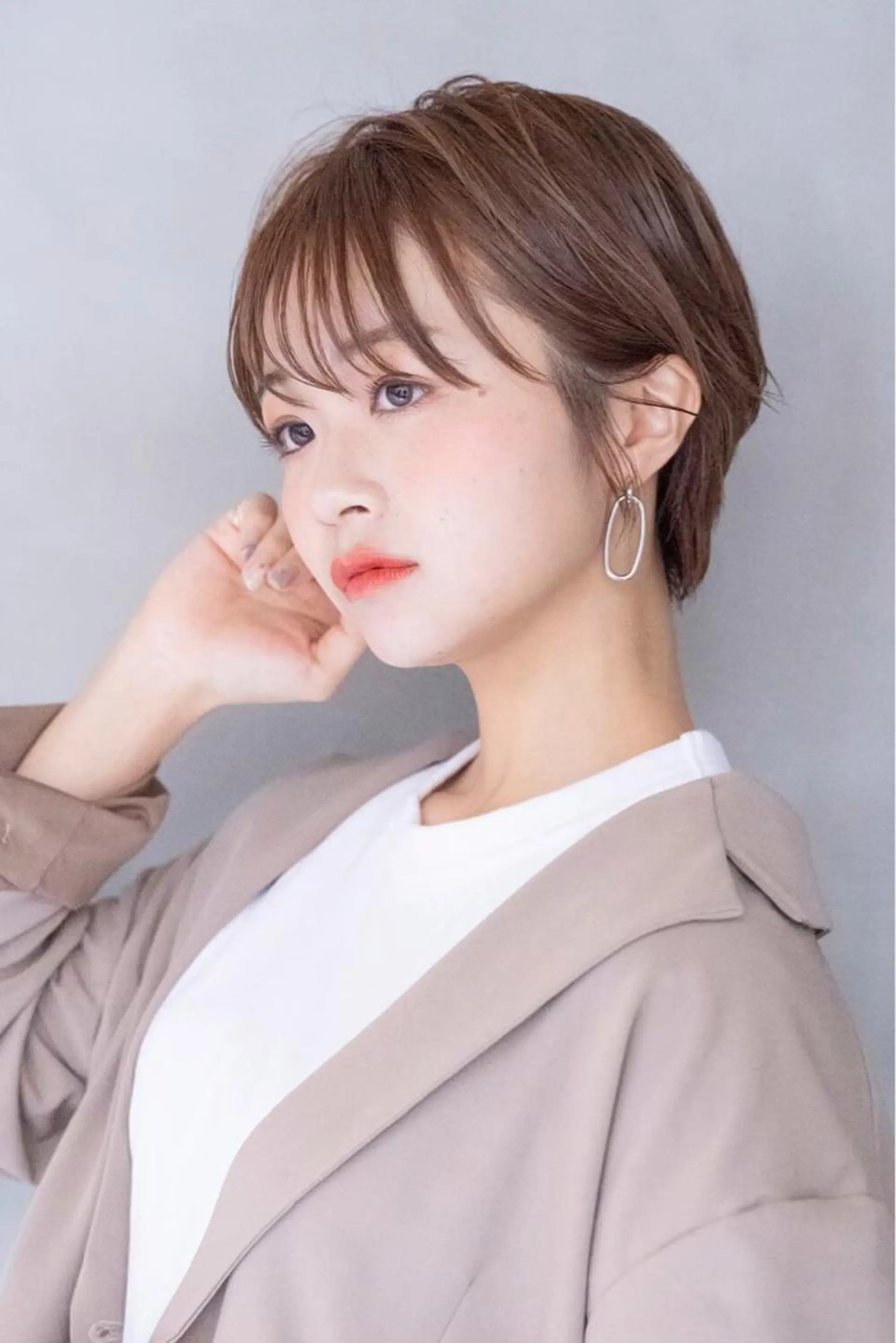 ショート カラー 髪質改善／艶髪特化 /柔らかさ/清水翔矢のヘアスタイル