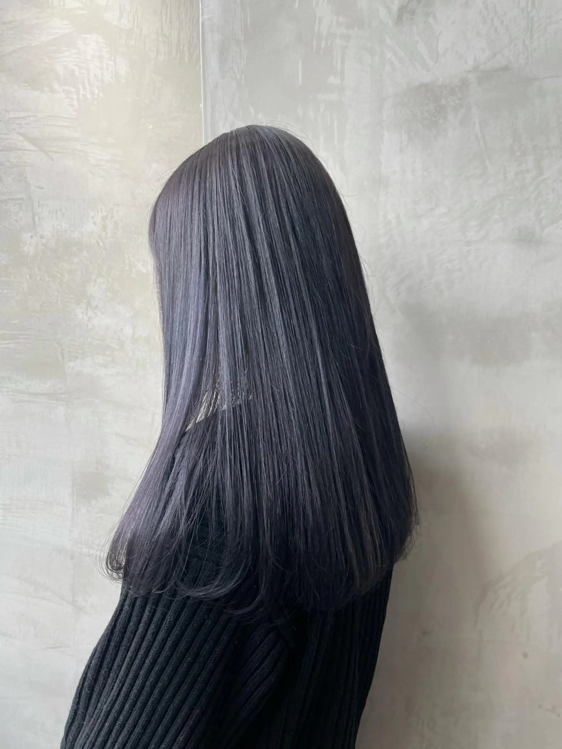 ロング カラー 透明感カラー パープルカラー カット ヘアカラー トリートメント HAVANA MIZUKIのヘアスタイル