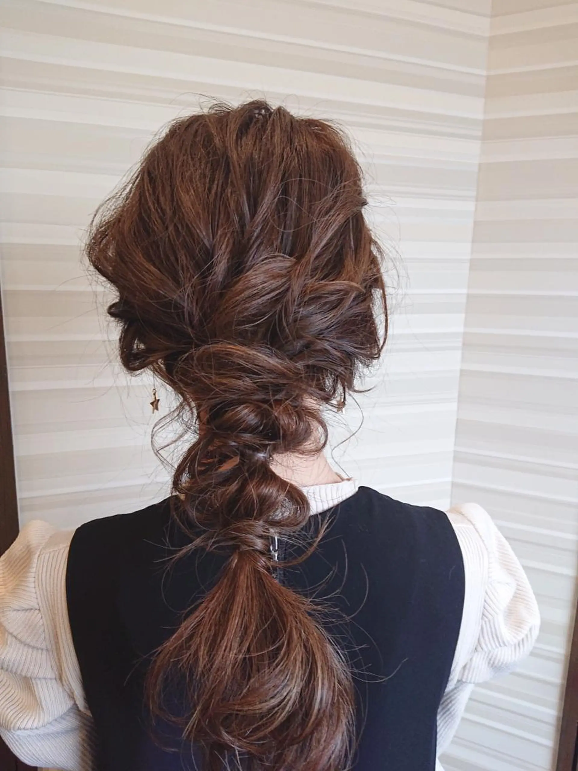 セミロング ヘアアレンジ 結婚式・ブライダル ELLE salon /ayakaのヘアスタイル