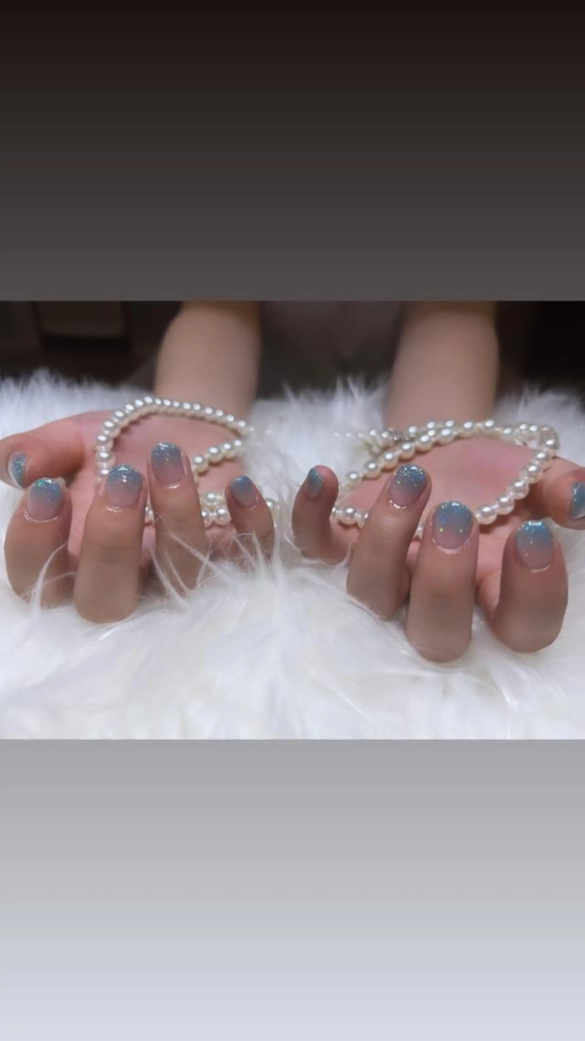 ネイル ラメ(グリッター) ラメグラデーション 88-nail. MAKIのネイルデザイン