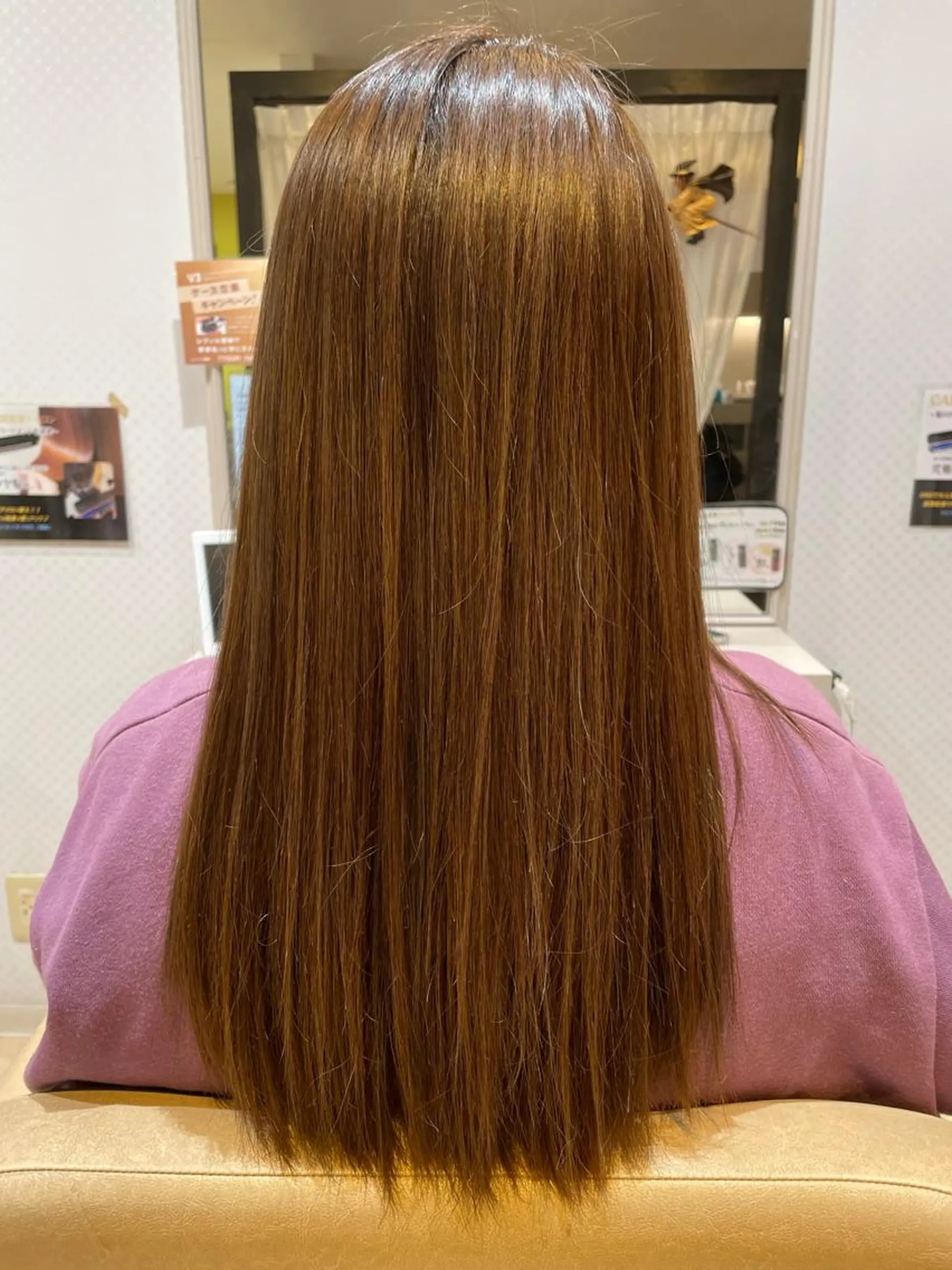 カラー アディクシーカラー ブリーチ 透明感カラー ハイライトカラー 神﨑優希 /髪質改善/艶カラーのヘアスタイル