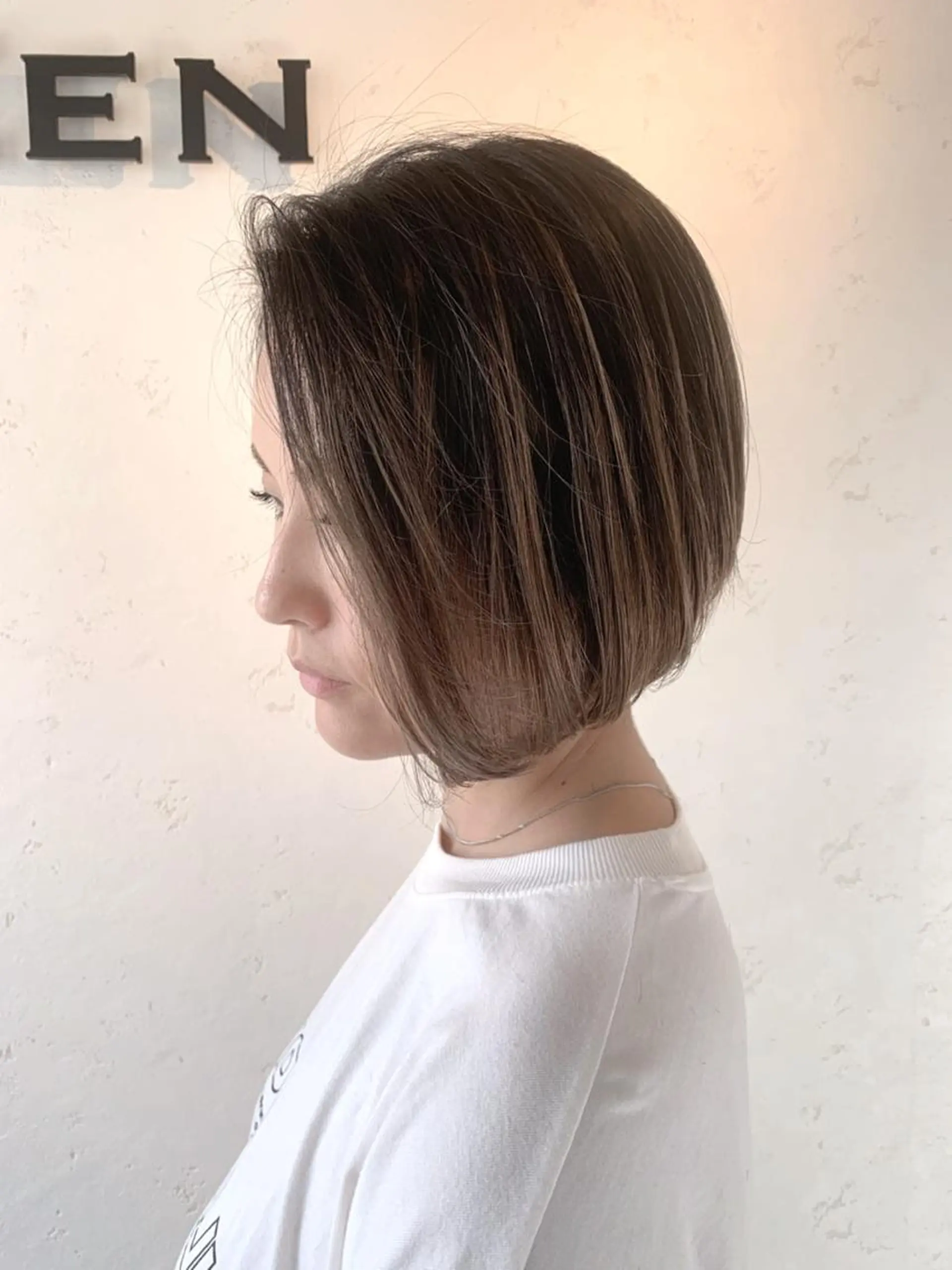 ショート ショートボブ ボブ ショートヘア 髪質改善 上品艶感カラーのヘアスタイル