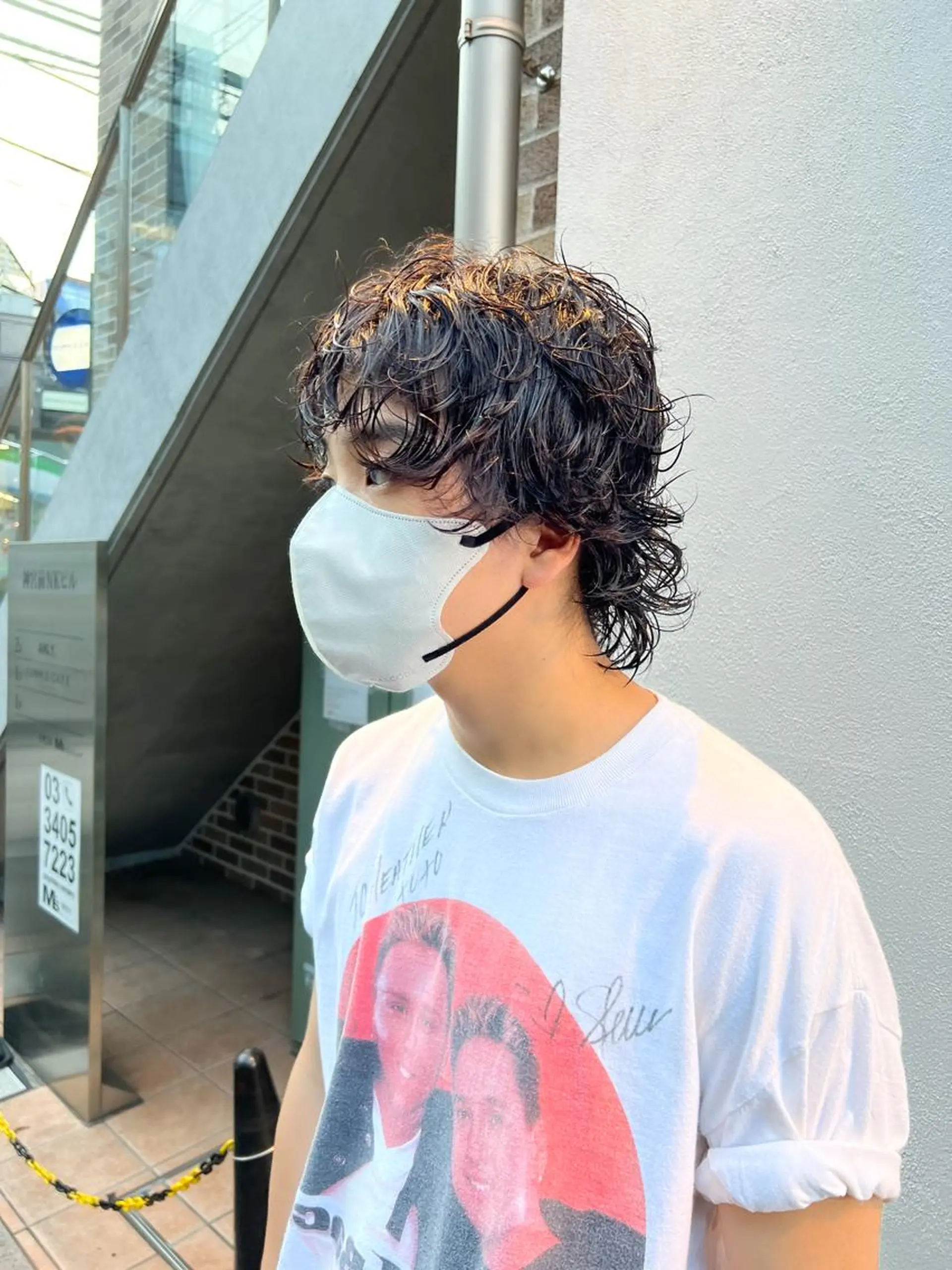 ショート カラー パーマ ウルフカット カット パーマ スパイキーショート/ メンズヘア/hugeのヘアスタイル