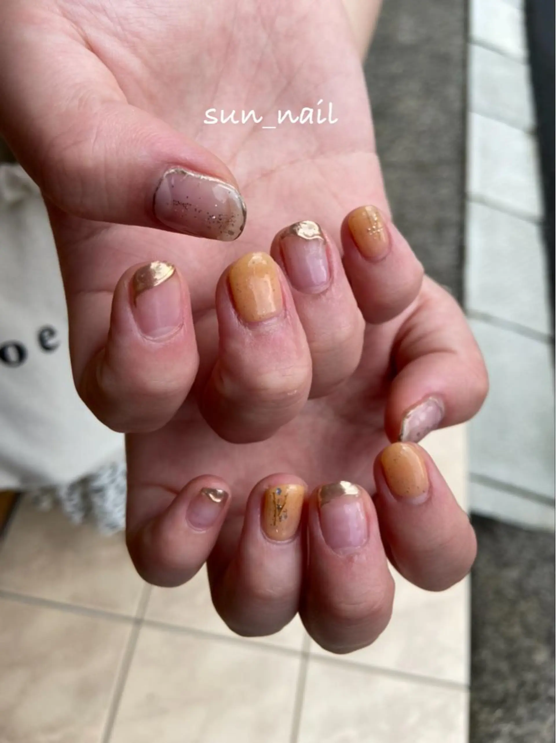 ネイル クリアネイル ミラーネイル ニュアンスネイル . unffのネイルデザイン