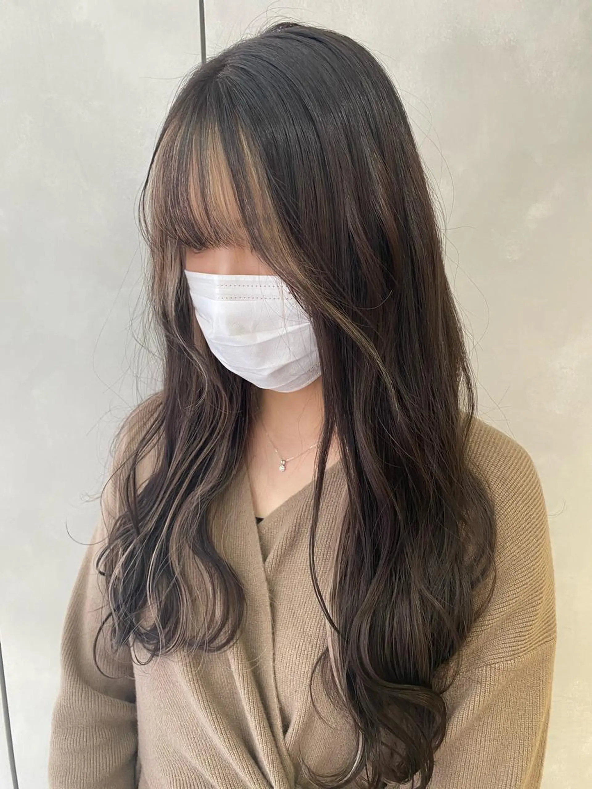 ロング カラー M IIのヘアスタイル