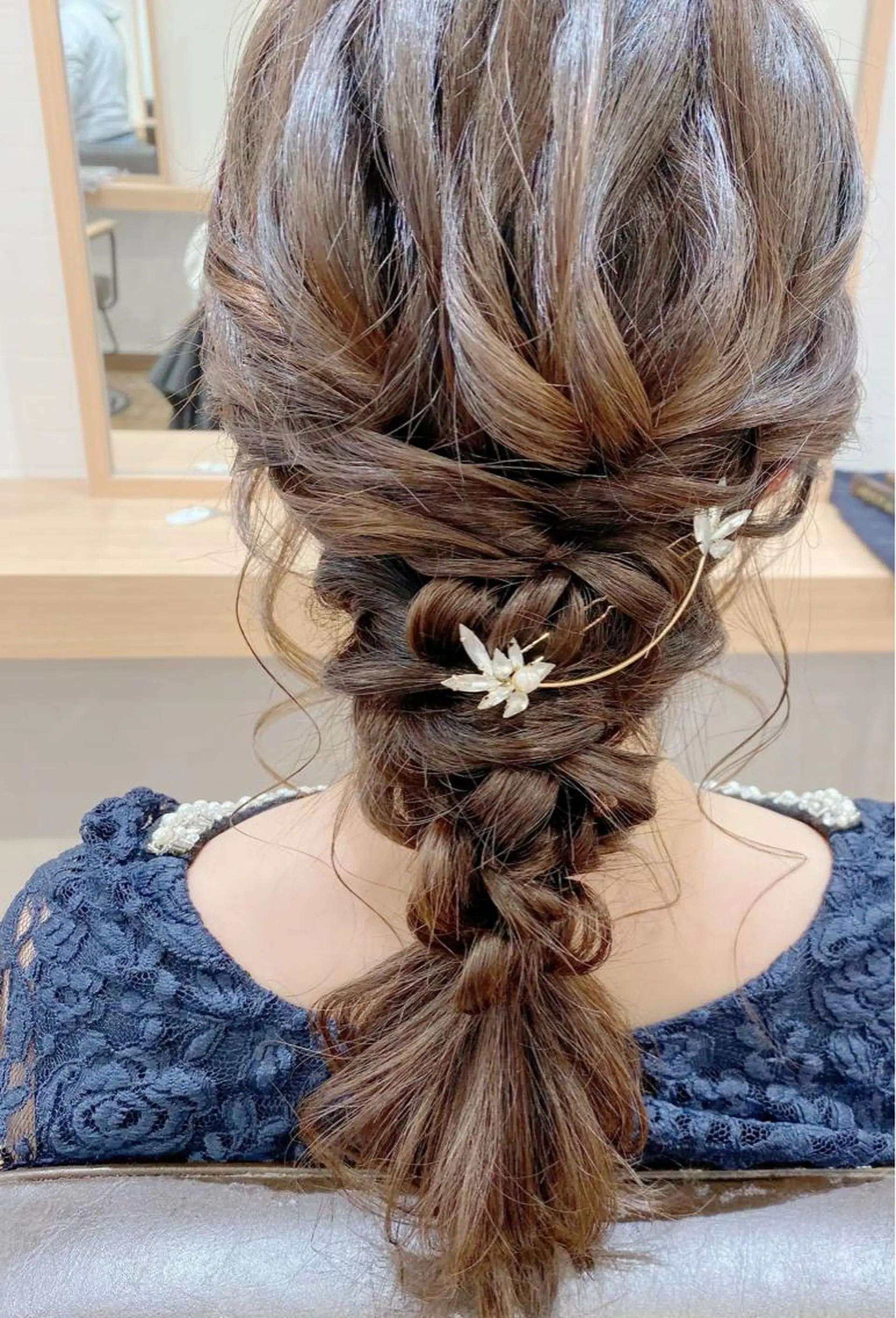 セミロング ヘアアレンジ ヘアセット GRANLUSSO 〜グランルッソ駅前店所属・木口 嘉美のヘアスタイル