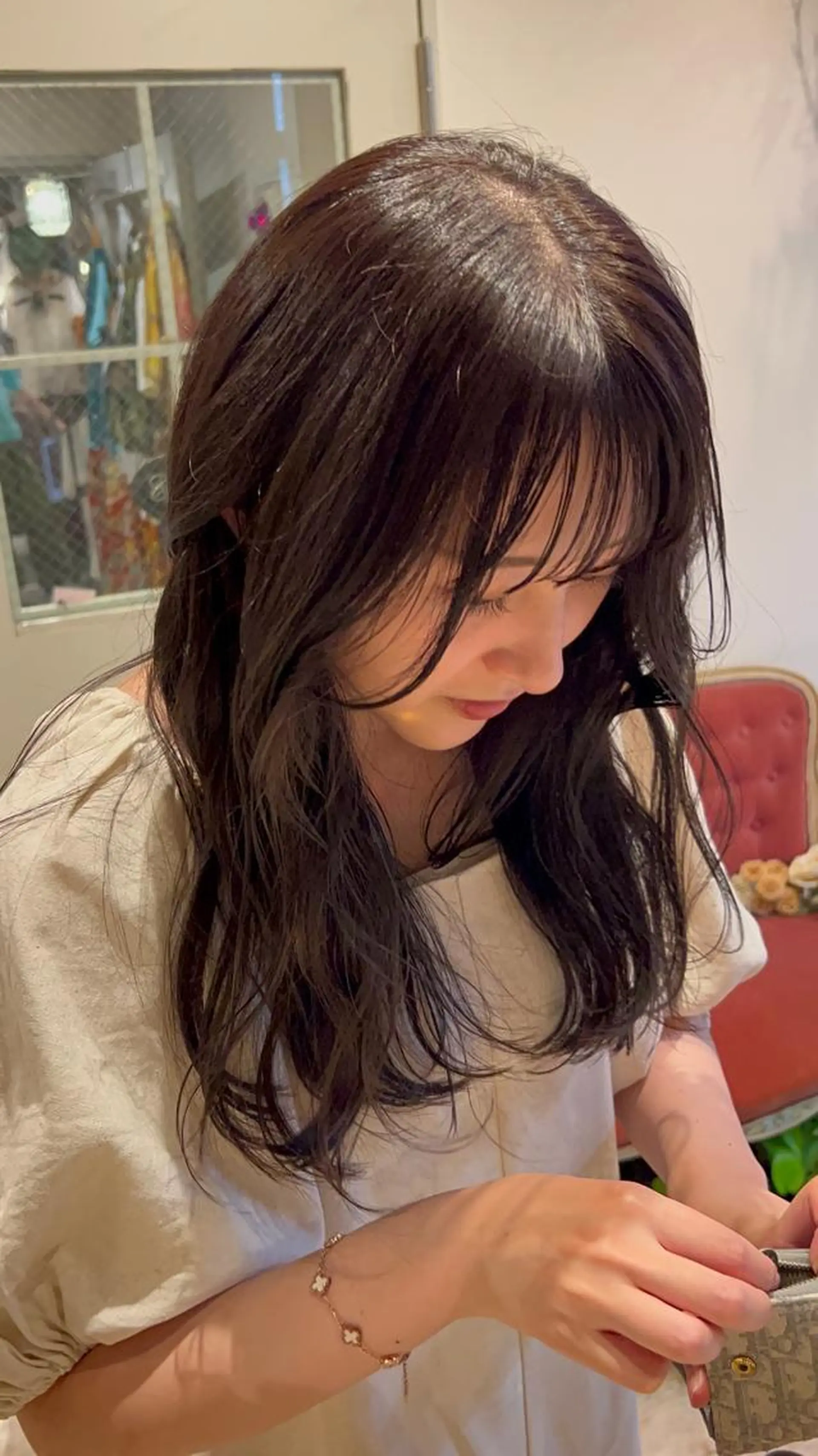 セミロング カット ヘアカラー トリートメント 🌷nanase🌷 gally hairのヘアスタイル