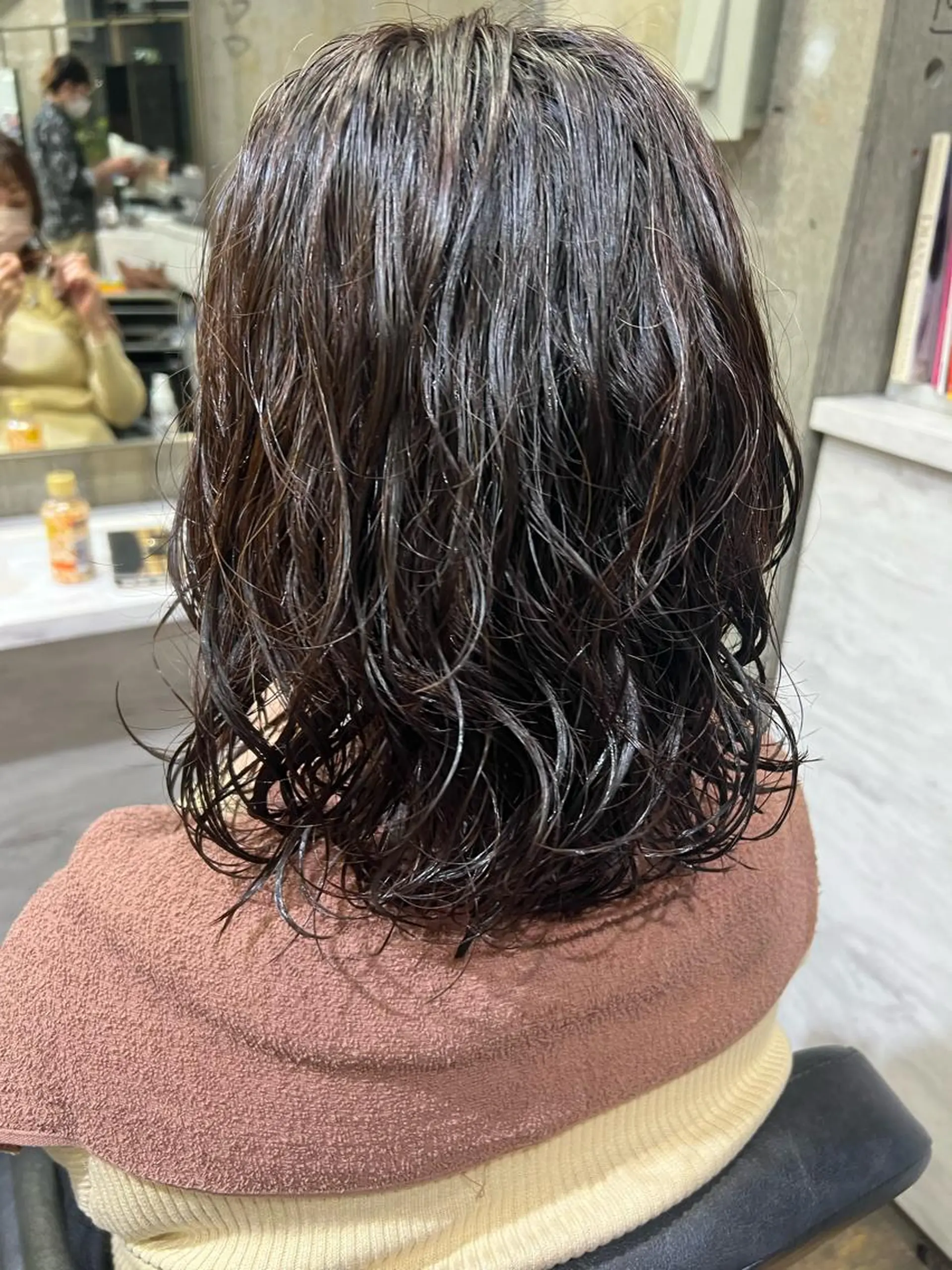 ミディアム パーマ ミディアムパーマ パーマ ROBBY所属・松井美樹/似合わせ ガーリー・韓国のヘアスタイル