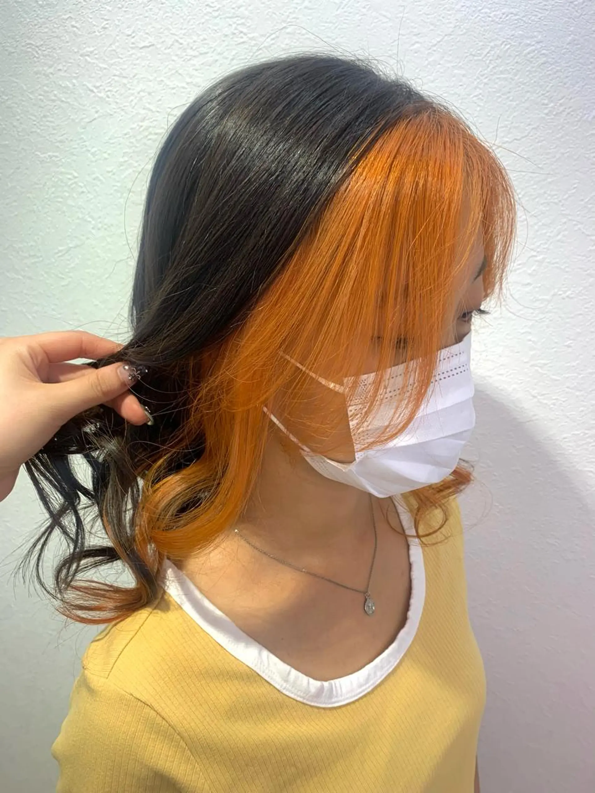 セミロング カラー ウルフ🐺/ボブ ハイトーン🌈/増田のヘアスタイル