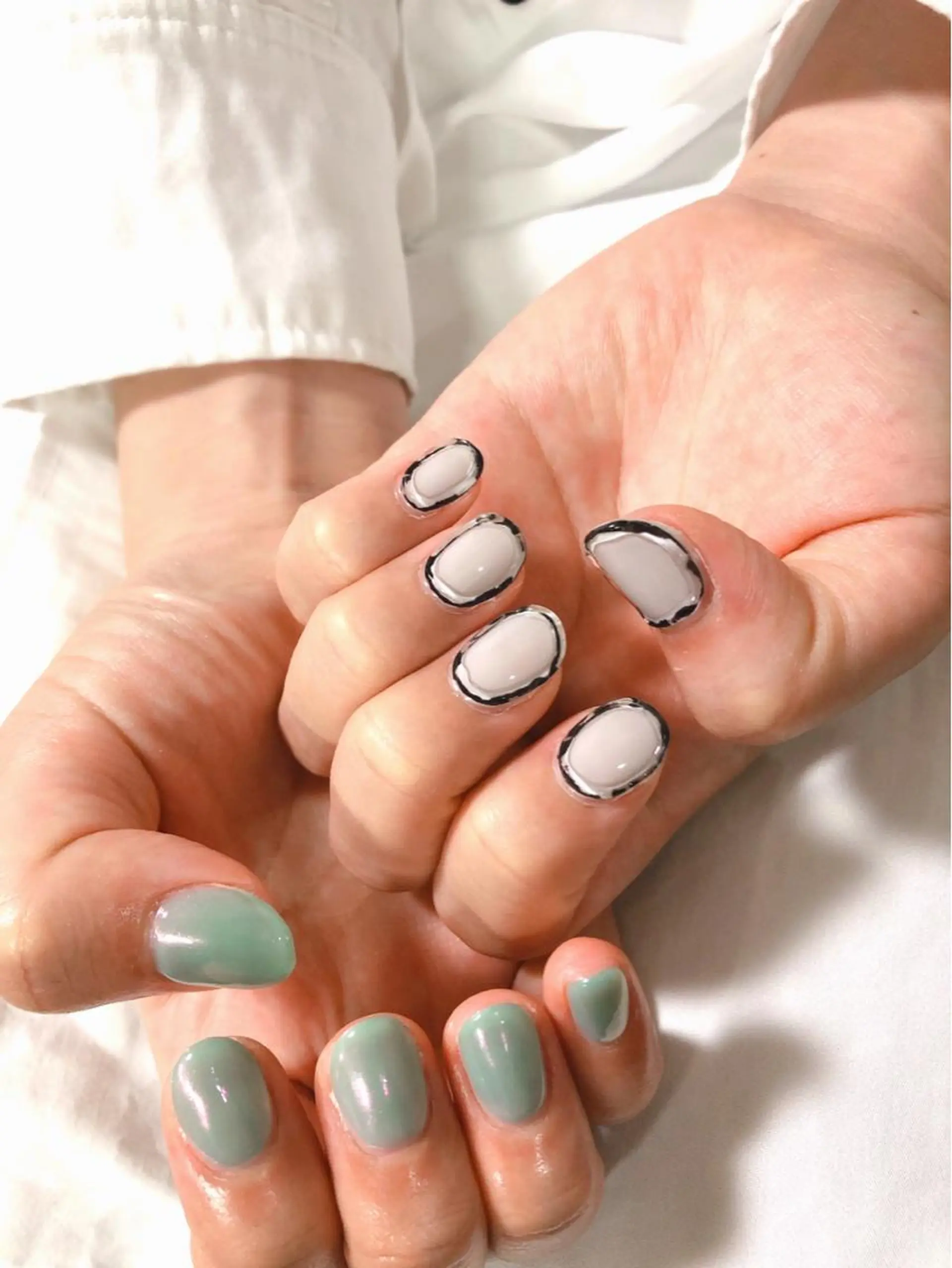 ネイル ニュアンスネイル kiki nail 二子玉川のネイルデザイン